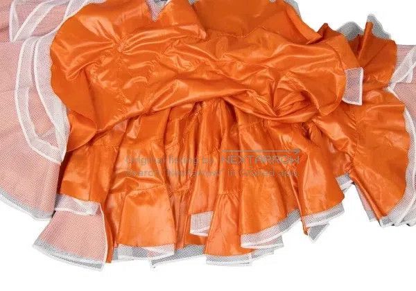 Junya Watanabe Junya Watanabe size XS Orange vintage wave design sense ha Size 22" - 7 Thumbnail