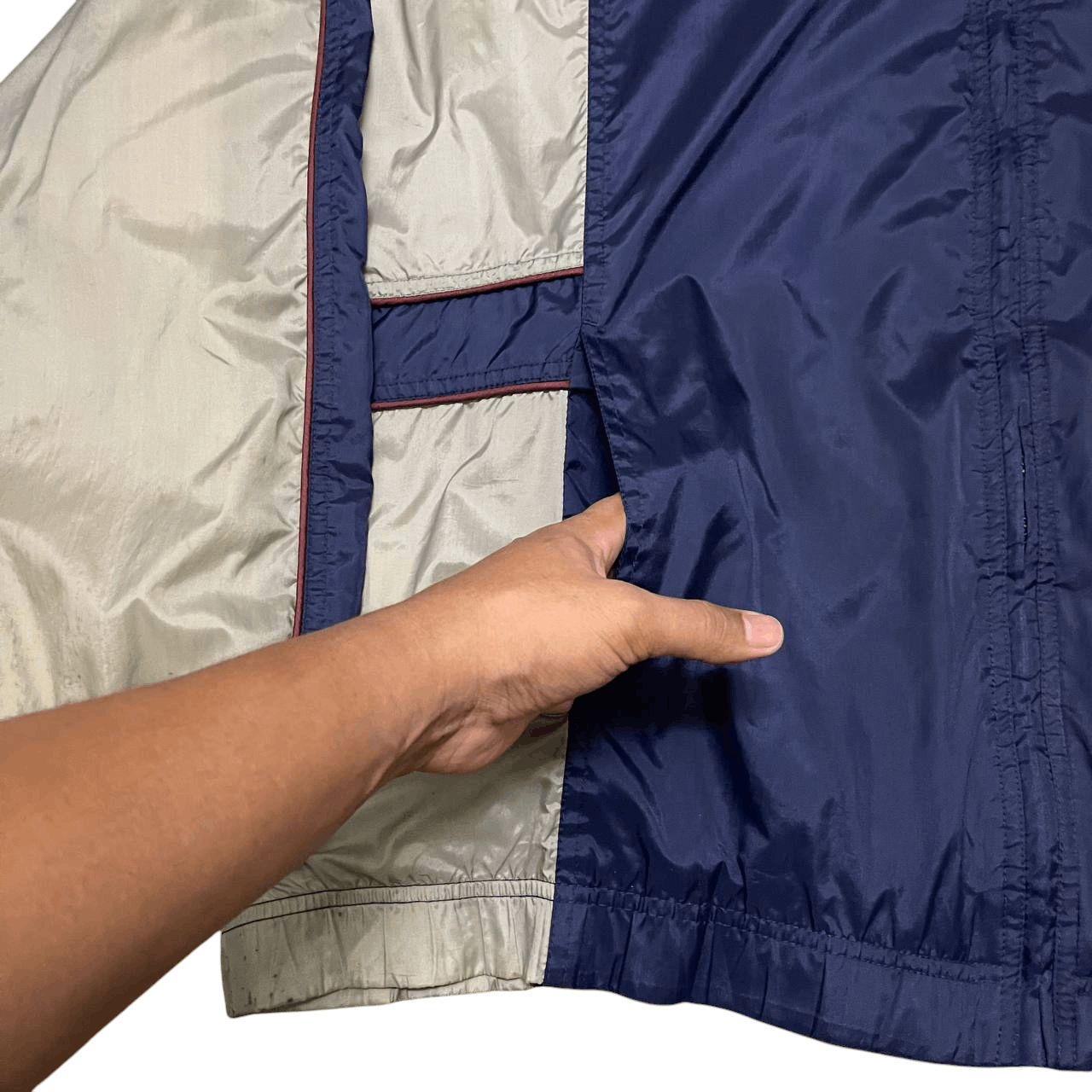 Nike Vintage 90's Nike Spellout Windbreaker Jacket Size US XL / EU 56 / 4 - 8 Thumbnail