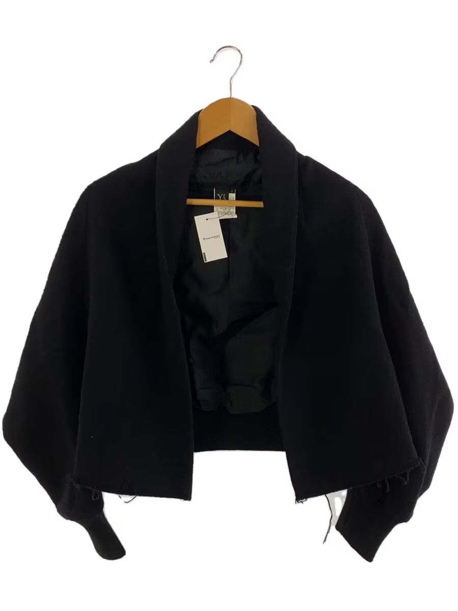 Yohji Yamamoto YOHJI YAMAMOTO Y's Wool/Black/Buttonless Jacket Size US S / EU 44-46 / 1 - 1 Thumbnail