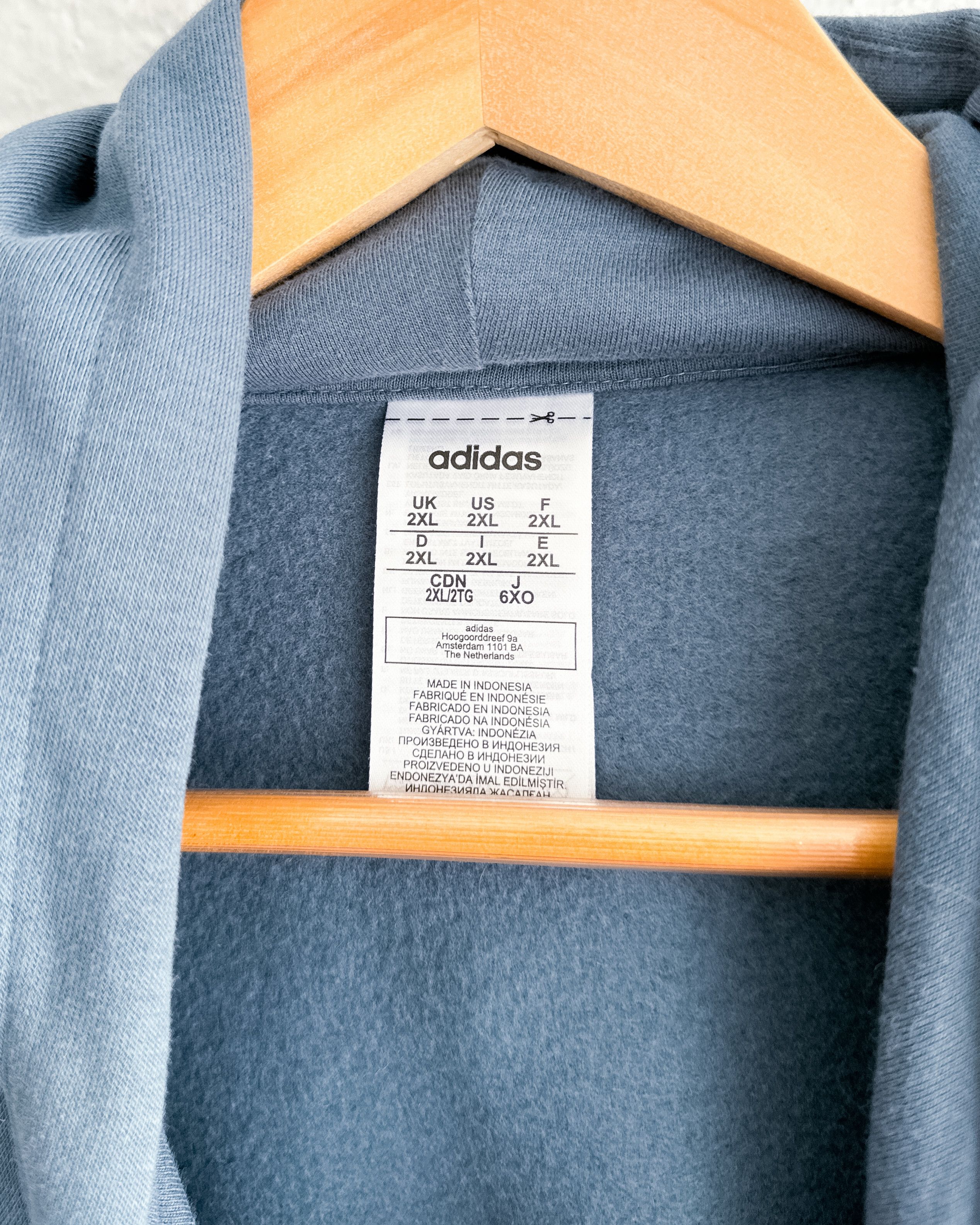 Adidas Adidas Hoodie Teal Men's 2XL Plus Size Oversized Baggy Y2K Size US XXL / EU 58 / 5 - 3 Thumbnail