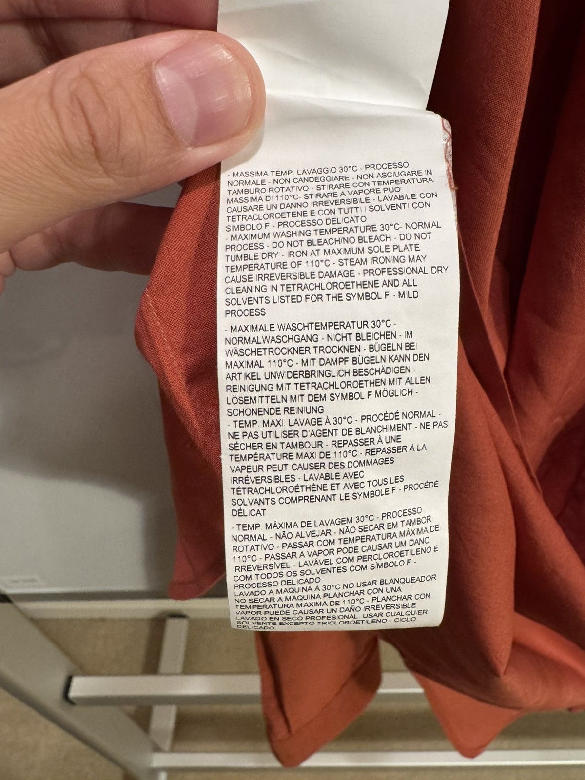 Emporio Armani Emporio Armani- Shirt - Color Rust- 15 ¾ (inches-neck) Size US M / EU 48-50 / 2 - 8 Thumbnail