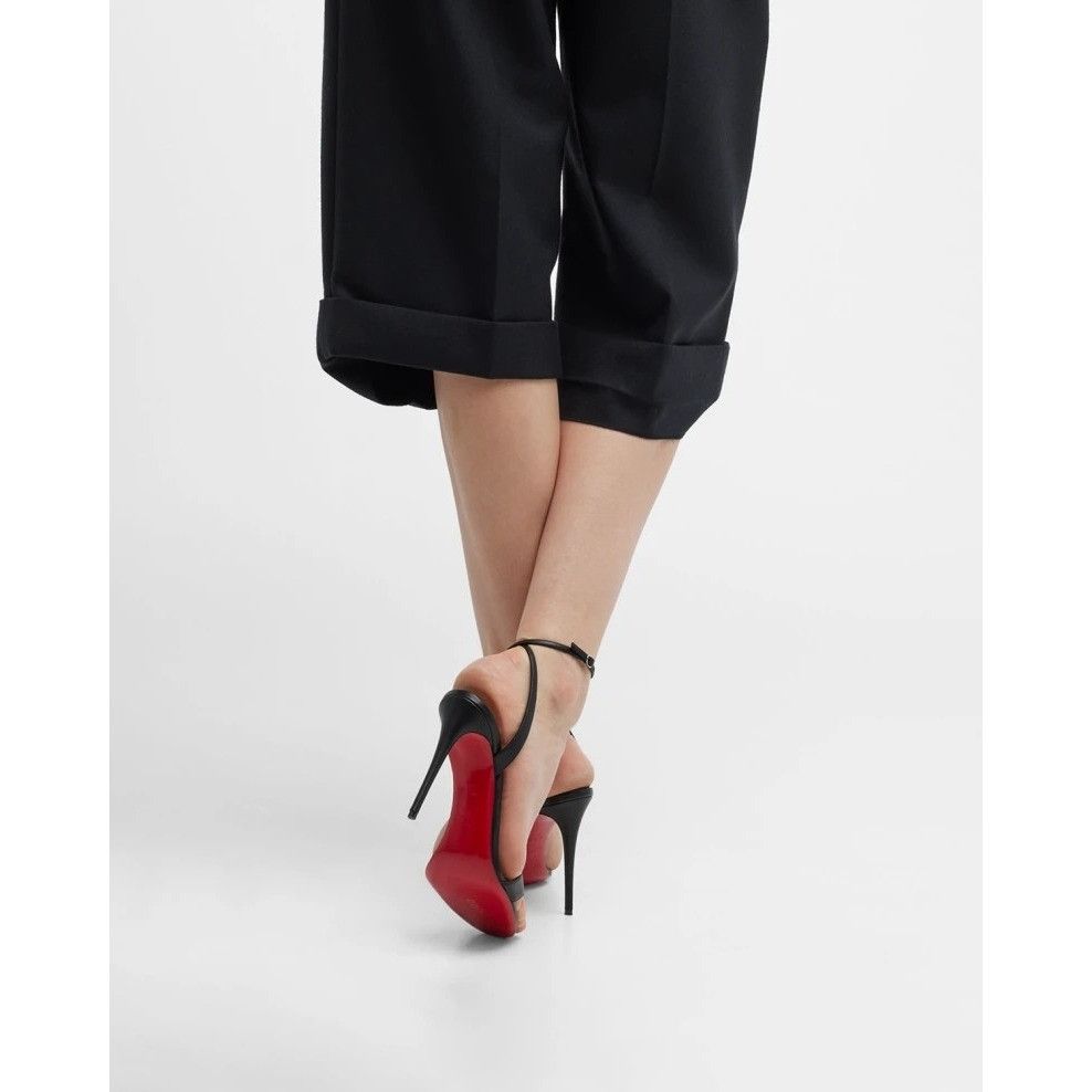 Christian Louboutin Christian Louboutin Loubigirl Ankle-Strap Red Sole Sandals Size US 7 / IT 37 - 7 Thumbnail