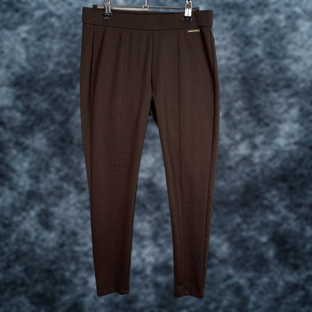 Michael Kors Michael Kors Womens Small Brown Tapered Pleated Dress Pants Size 28" / US 6 / IT 42 - 1 Thumbnail
