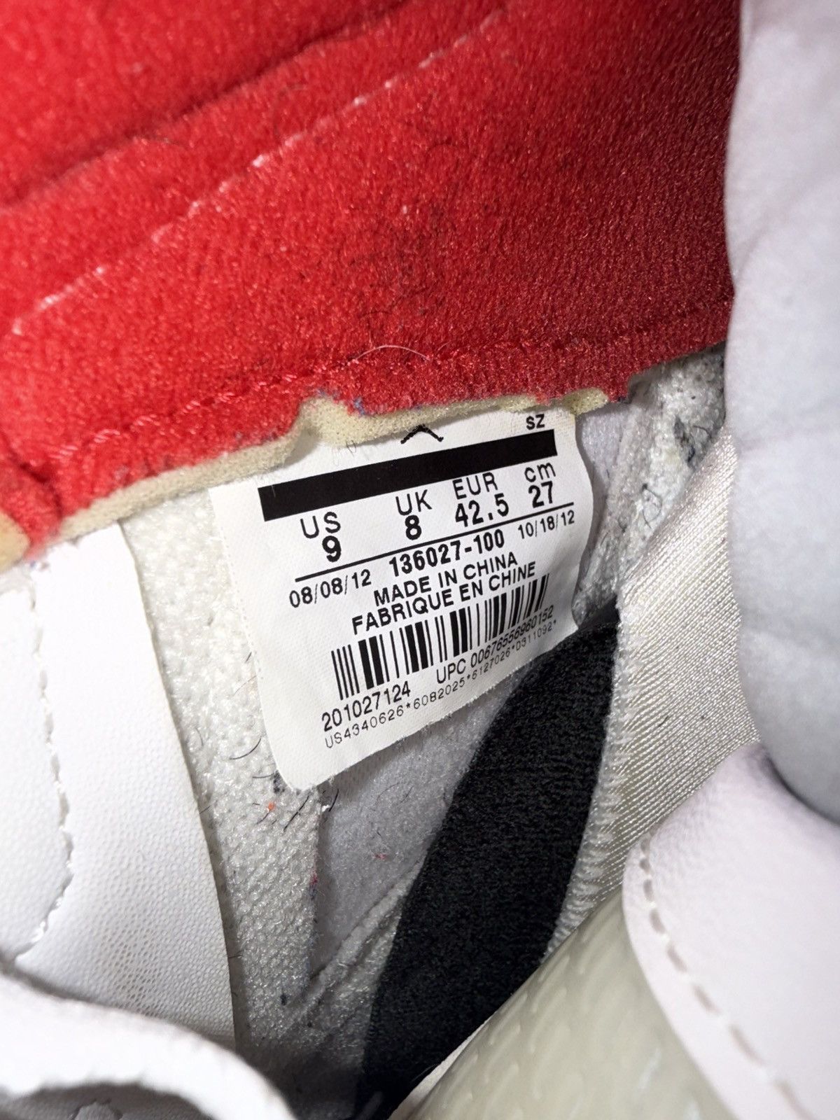 Jordan Brand Jordan 5 Fire Red Size US 9 / EU 42 - 8 Thumbnail