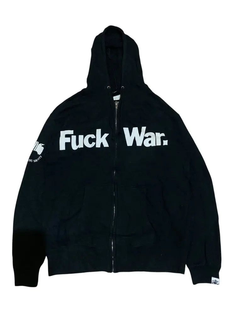 ANDSUNS Andsuns FUCK WAR zip up hoodie Size US L / EU 52-54 / 3 - 1 Thumbnail