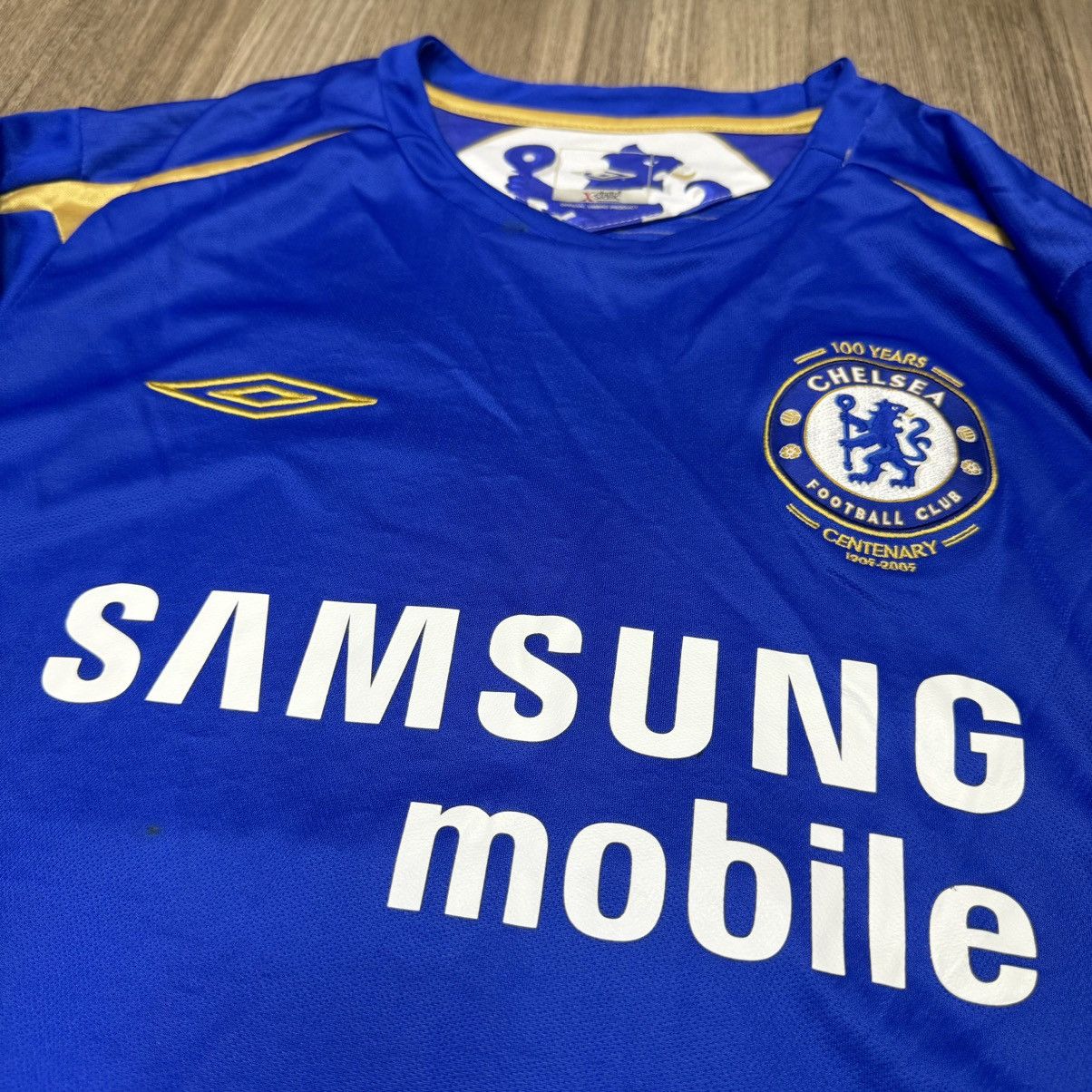 Umbro Chelsea 05/06 home shirt #10 J.Cole Size US L / EU 52-54 / 3 - 3 Thumbnail