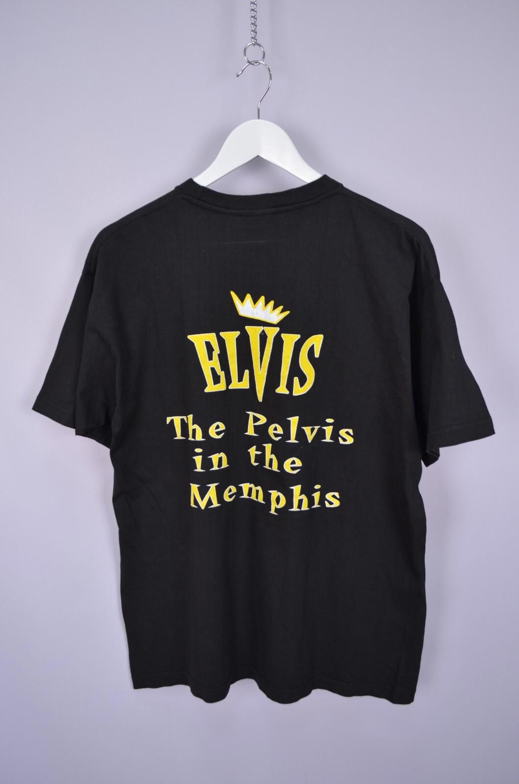 Designer Vintage 2004 Elvis Presley 'Elvis The Pelvis' T-Shirt Sz M Size US M / EU 48-50 / 2 - 9 Thumbnail