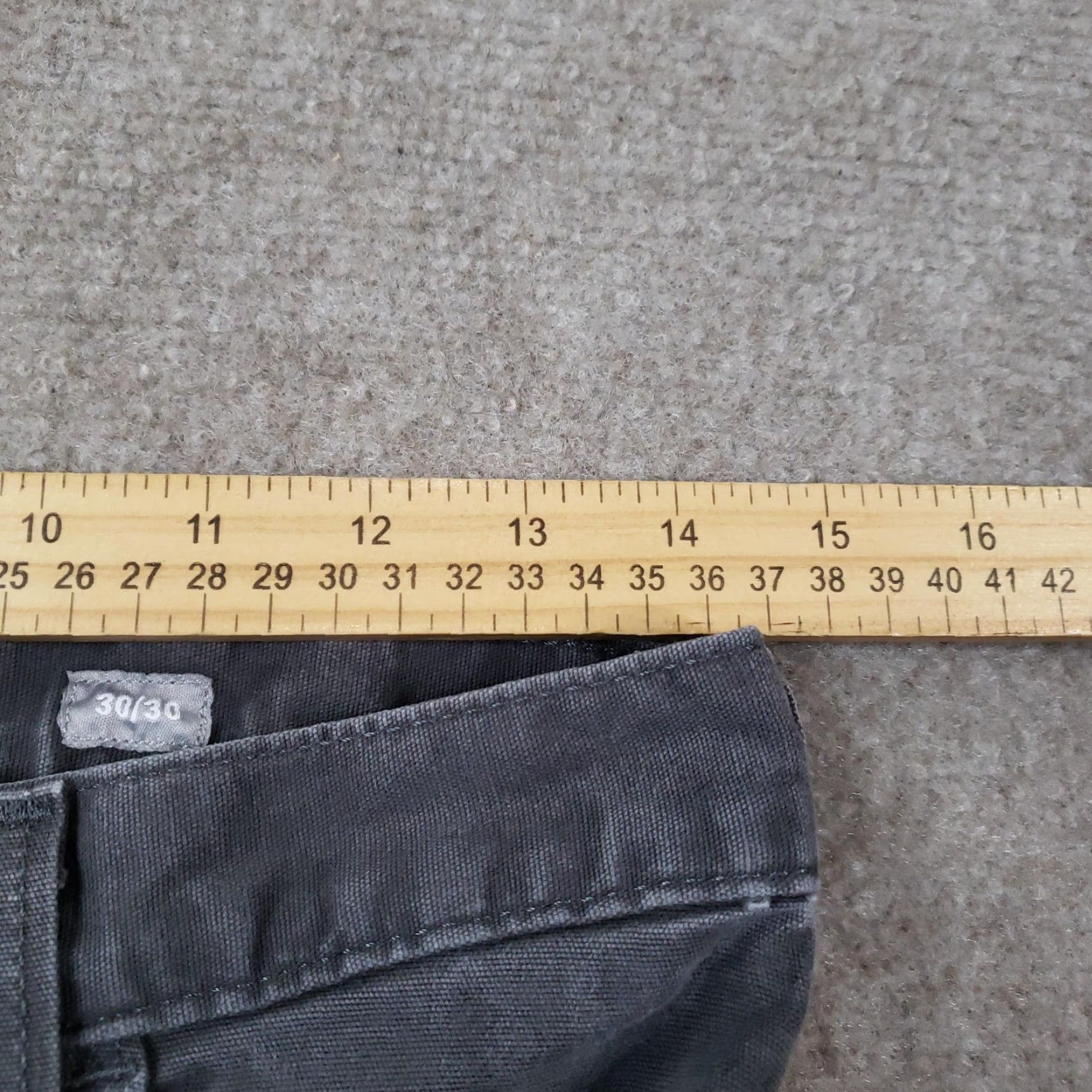 Ariat Ariat Rebar Pants Mens 30x30 Gray Relaxed Straight Workwear ZZ Fits 29x27 Size US 30 / EU 46 - 6 Thumbnail
