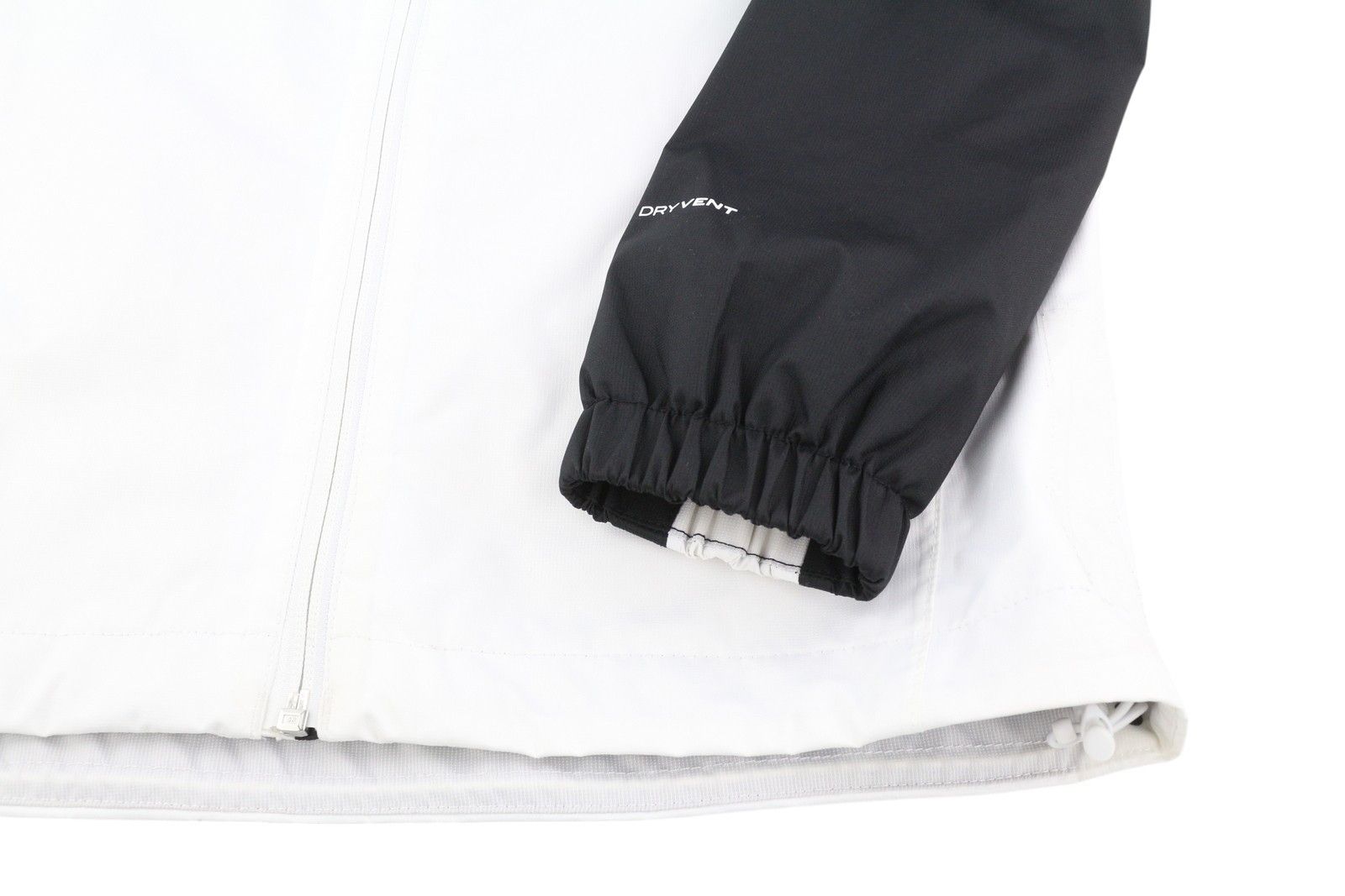 The North Face XS Black Zip Hooded Lightweight Dry Vent White Jacket 83704 Size US XS / EU 42 / 0 - 6 Thumbnail