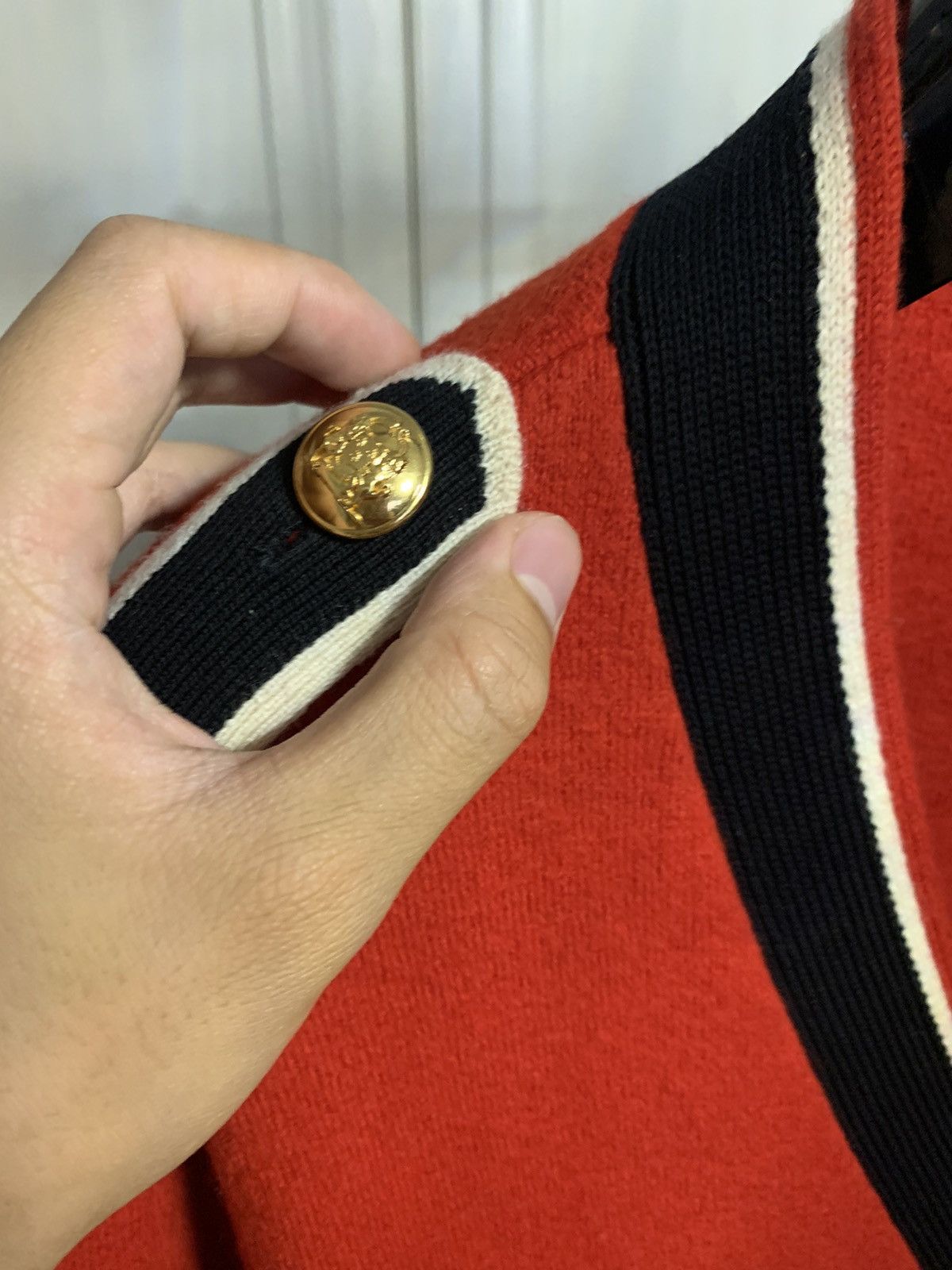 Celine Celine 2019FW Red Teddy Wool Cardigan Size US S / EU 44-46 / 1 - 2 Thumbnail