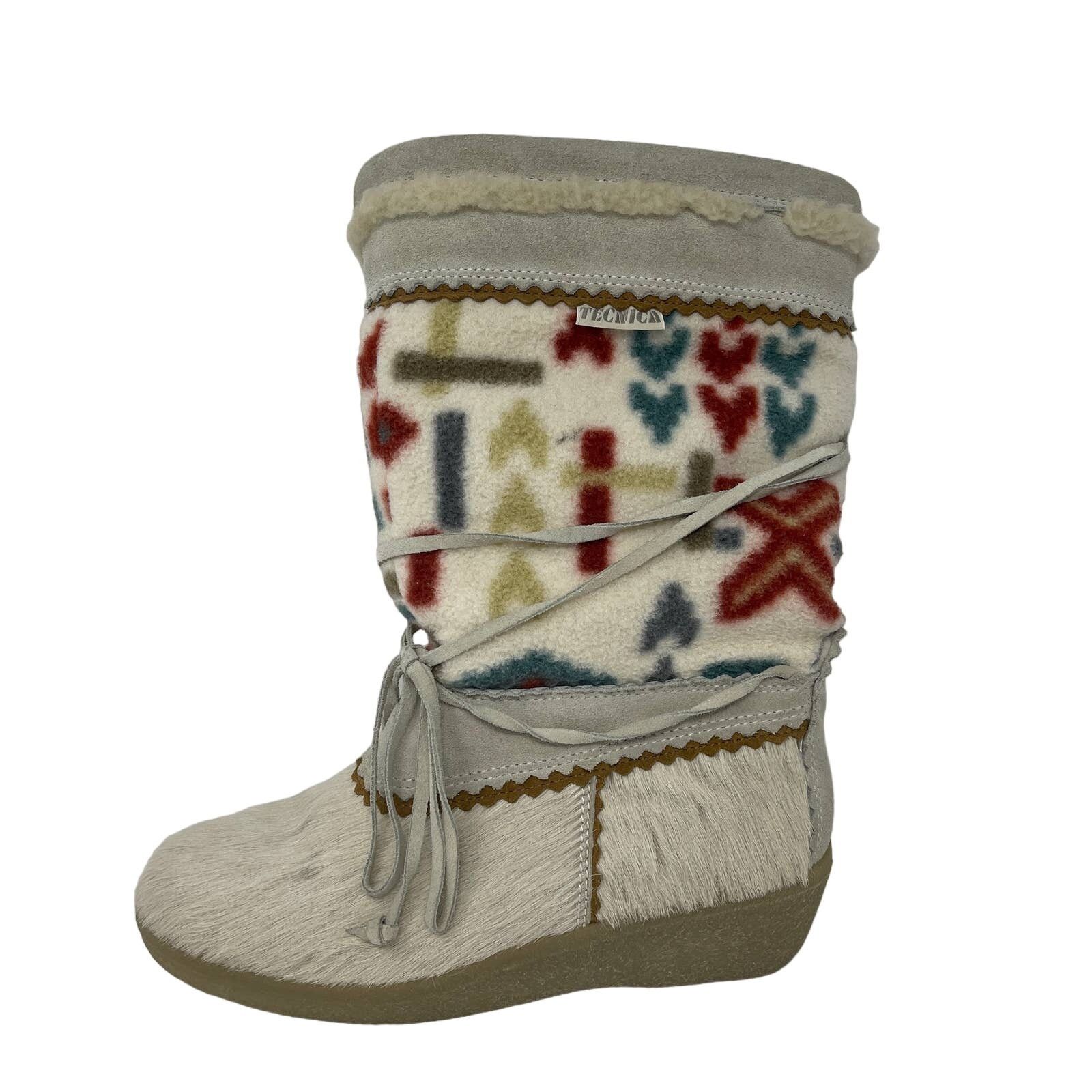 Vintage VINTAGE Technica Goat Fur Ski Boots Made in Italy Sz 38 Size US 8 / IT 38 - 6 Thumbnail
