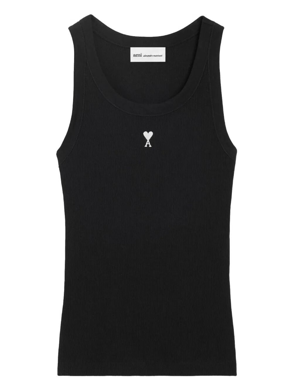 AMI CONTRASTED "AMI DE COEUR" TANKTOP Size L / US 10 / IT 46 - 1 Thumbnail