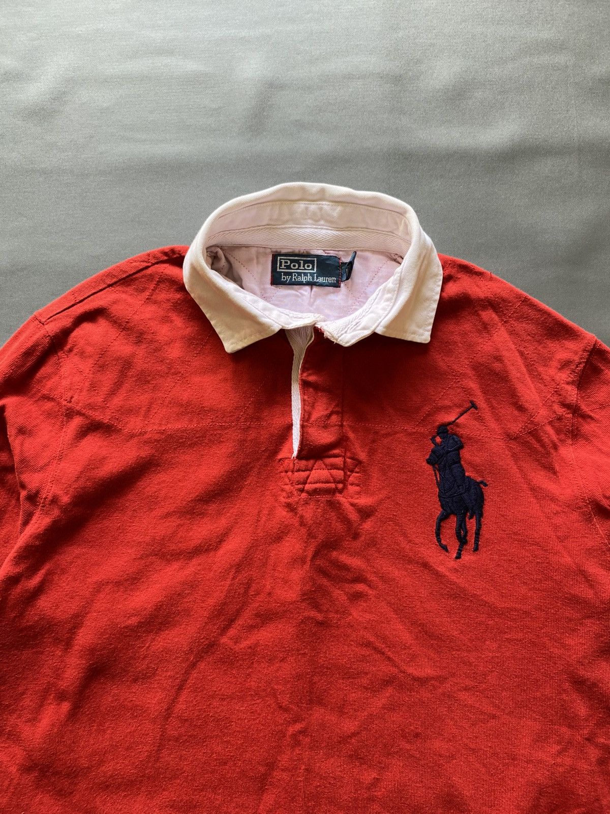 Polo Ralph Lauren Vintage Polo Ralph Lauren Rugby Tshirt Size US S / EU 44-46 / 1 - 2 Thumbnail