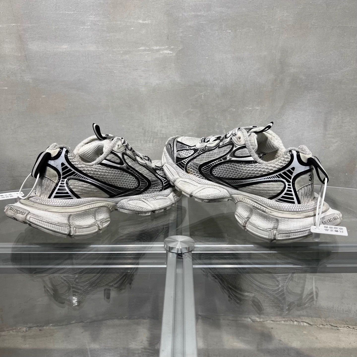 Balenciaga BLCG distressed dad shoe cement gray 37 Size US 6 / IT 36 - 5 Thumbnail