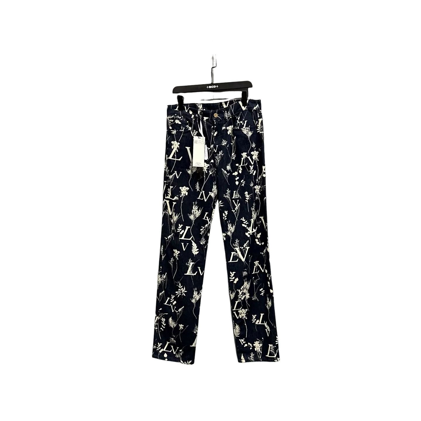 Louis Vuitton Louis Vuitton Wheat Print Denim Jeans 30 Size US 30 / EU 46 - 1 Thumbnail
