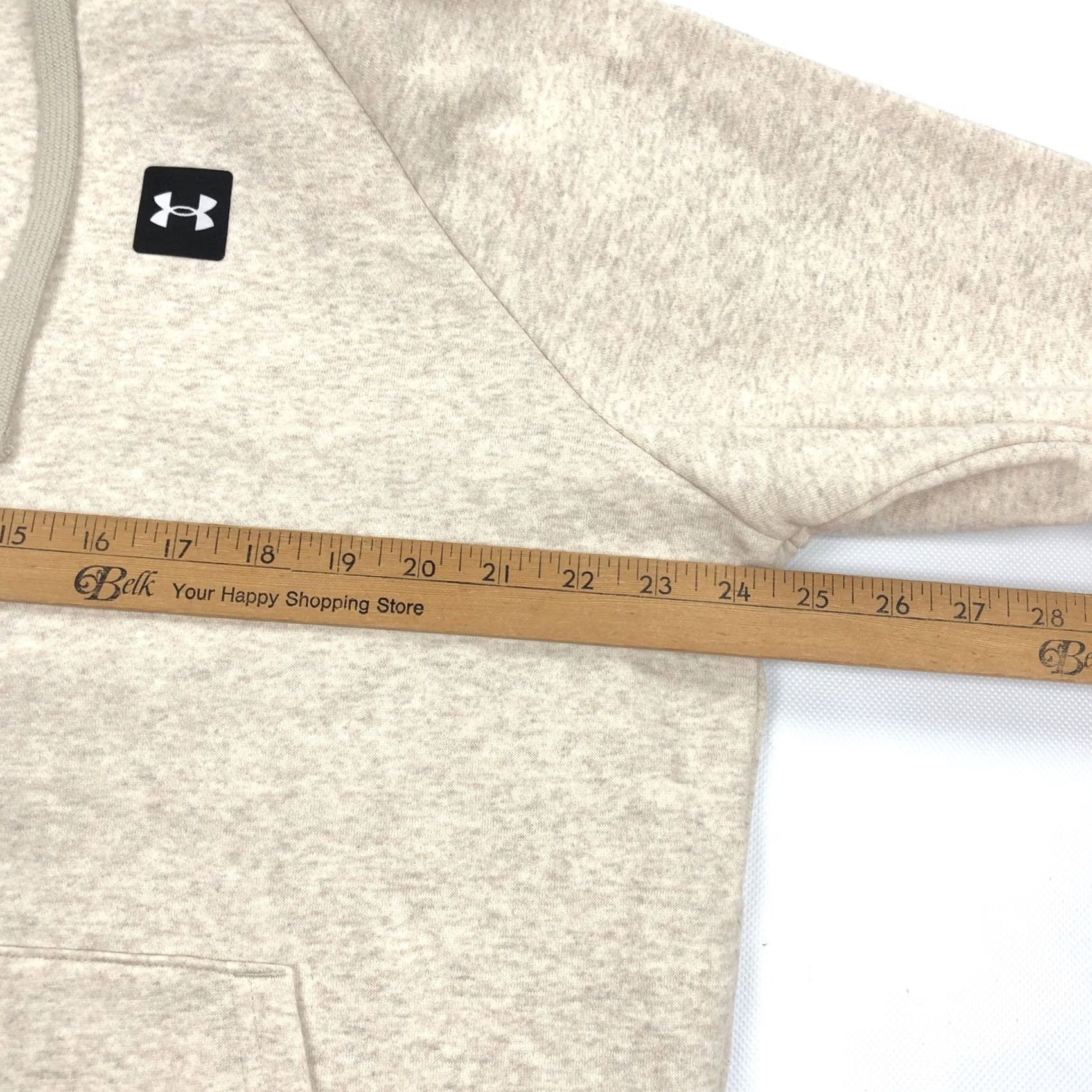 Under Armour Under Armour Men's Full Zip Hoodie Rival Fleece Beige Large L Size US L / EU 52-54 / 3 - 6 Thumbnail