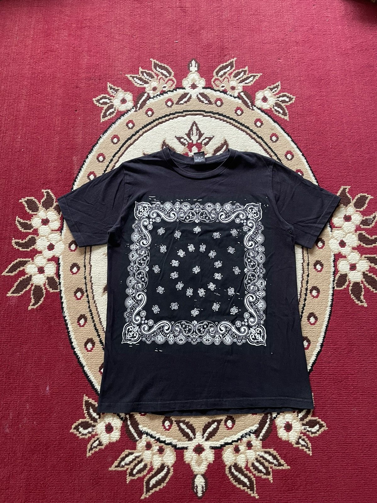 Number (N)ine Number Nine Bandana Paisley Print Tee | Grailed
