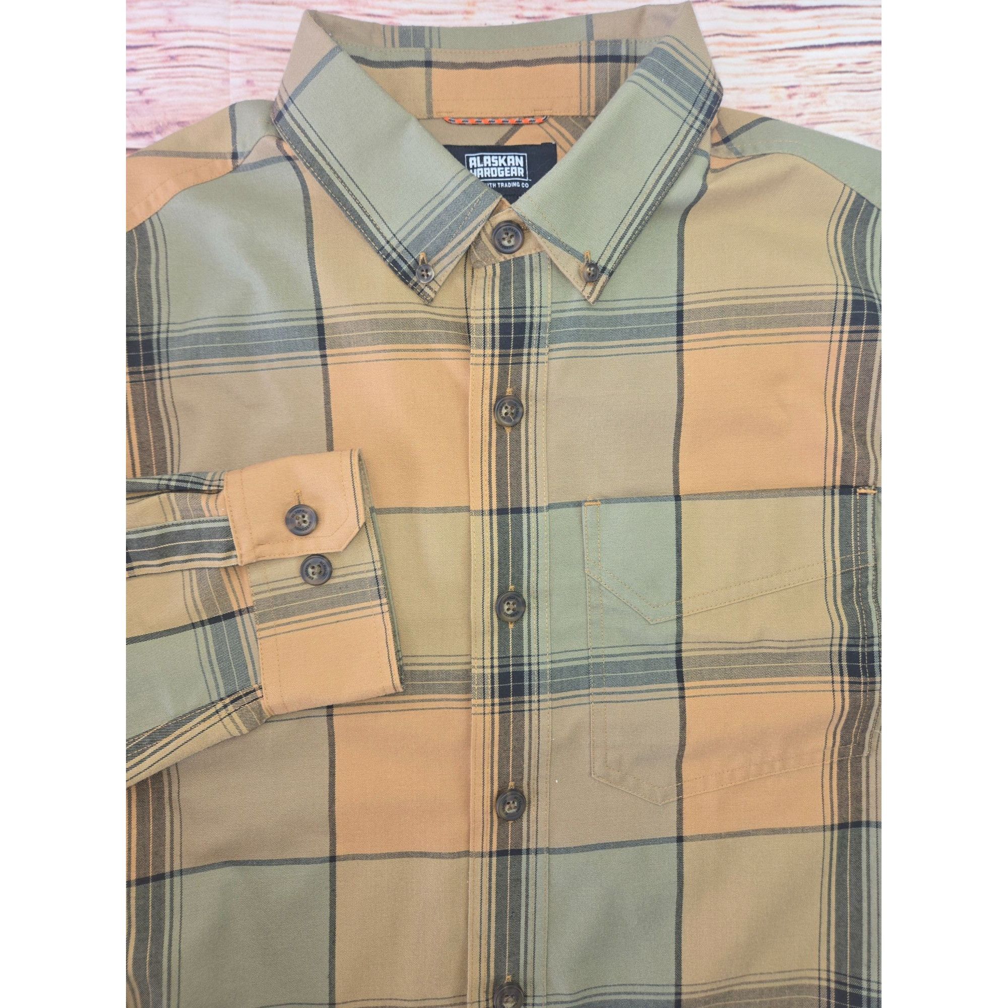 Duluth Trading Company Alaskan Hardgear By Duluth Trading Co. Mens Plaid Shirt M Po Size US M / EU 48-50 / 2 - 2 Thumbnail
