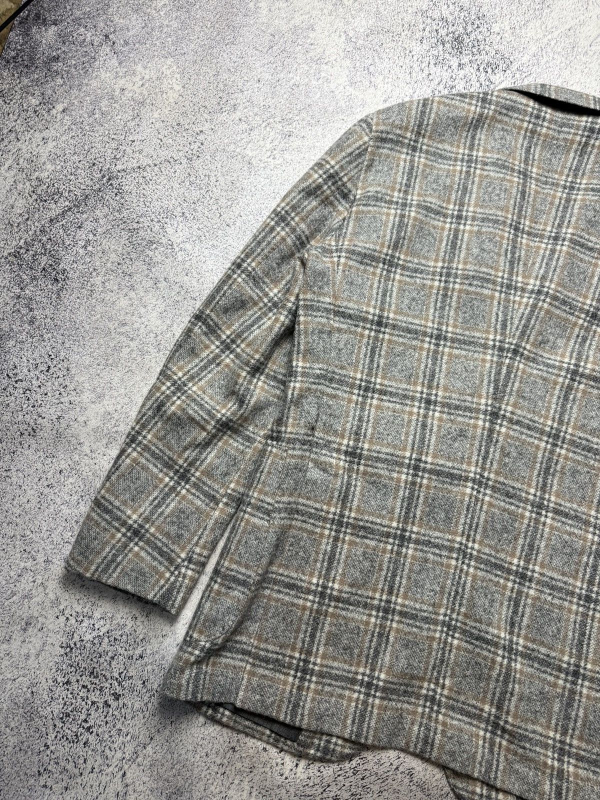 Suitsupply Suitsupply Men’s Havana HL Check Wool Alpaca Blend Size 42R - 19 Thumbnail