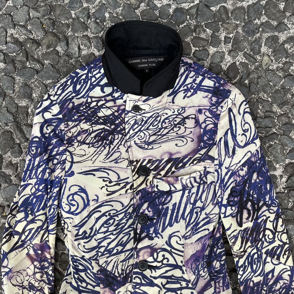 Comme des Garcons Homme Plus Comme des Garçons Homme Plus FW2015 Calligraphy Print Blazer Size US S / EU 44-46 / 1 - 11 Thumbnail