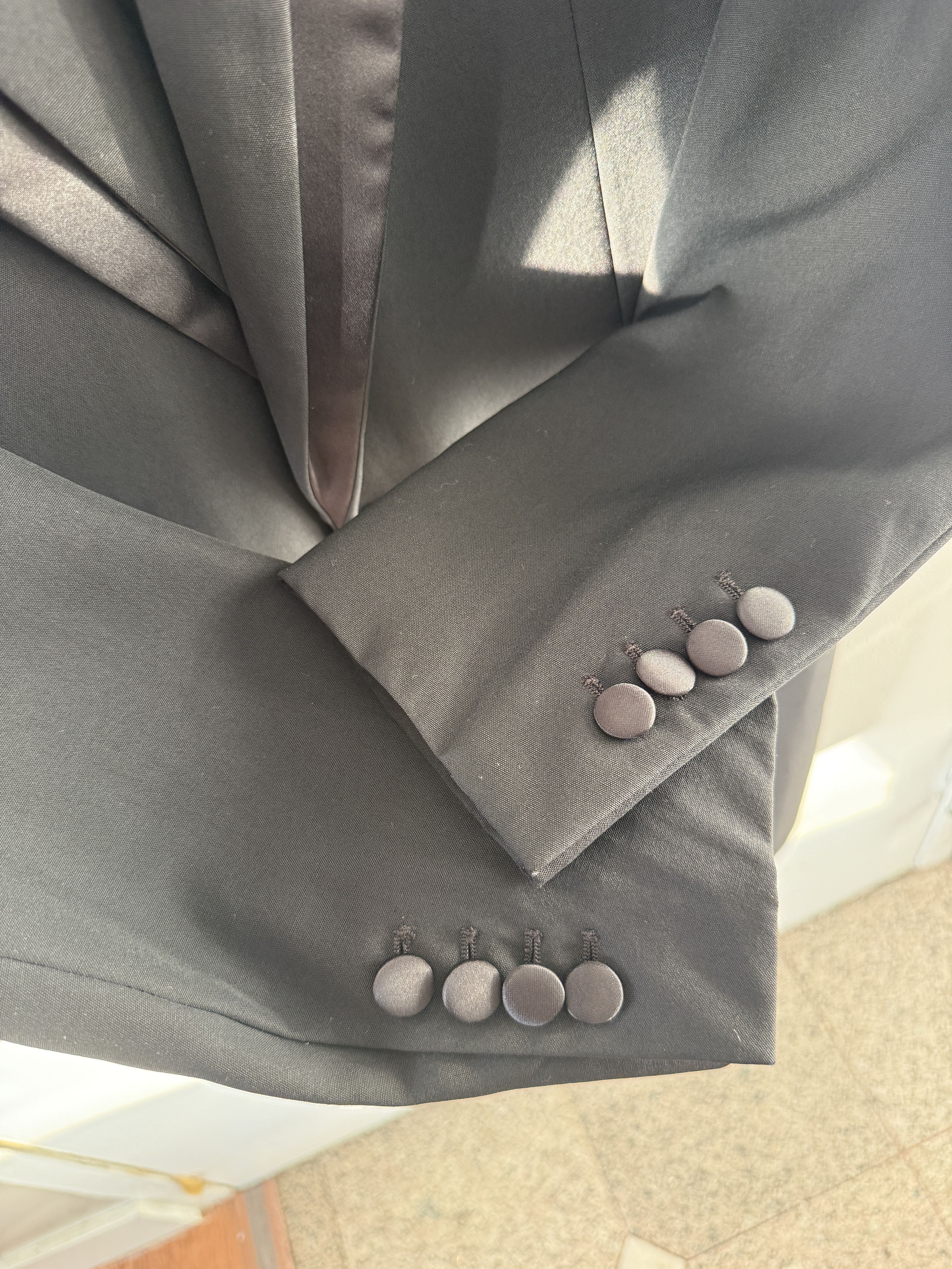 Dior AW02 Reflexion Double Lapel Le Smoking Collar Long Coat Size US M / EU 48-50 / 2 - 7 Thumbnail