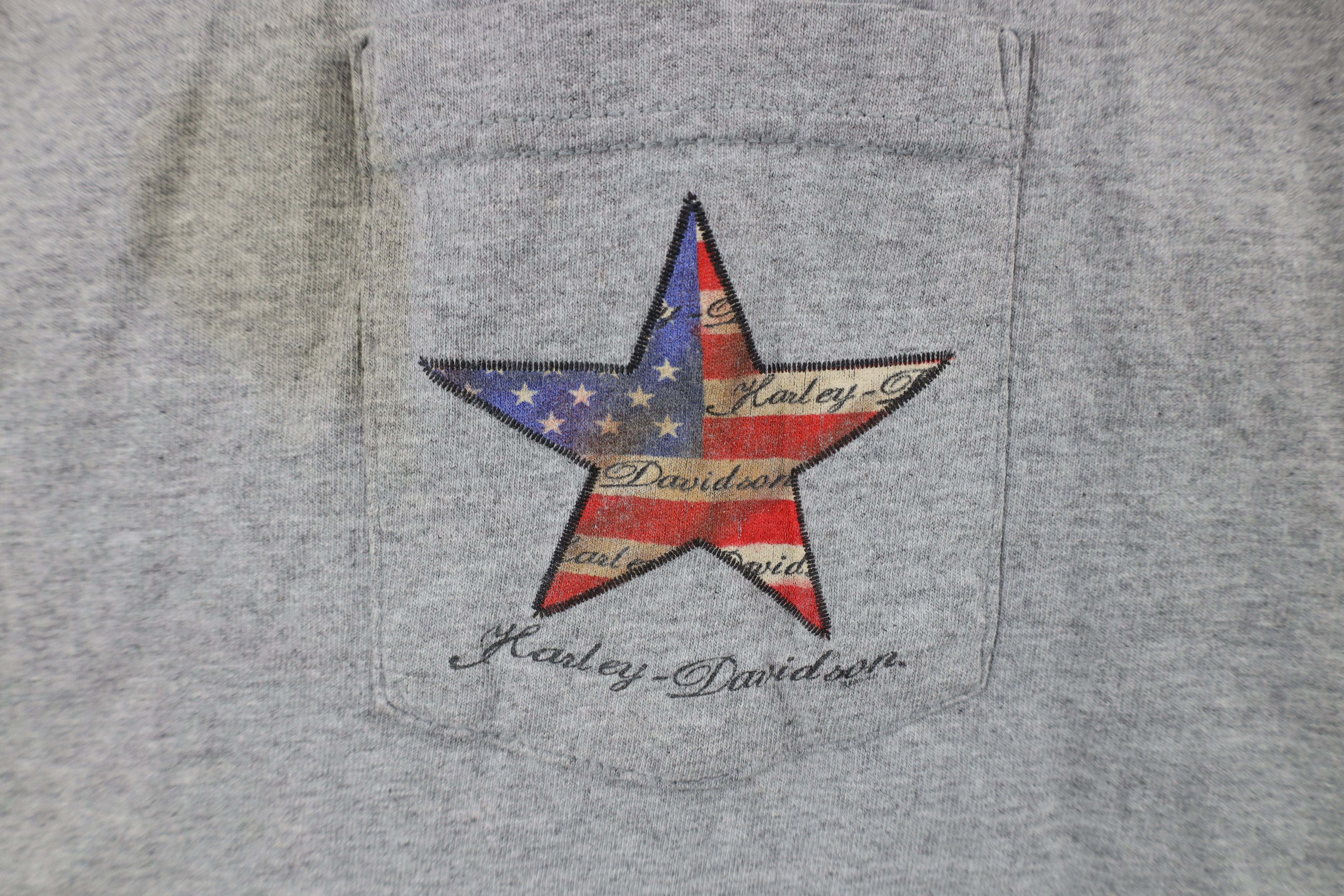 Harley Davidson × Vintage Vintage Y2K 2001 Harley Davidson Tank Top T-Shirt Gray USA Size US XXL / EU 58 / 5 - 4 Thumbnail