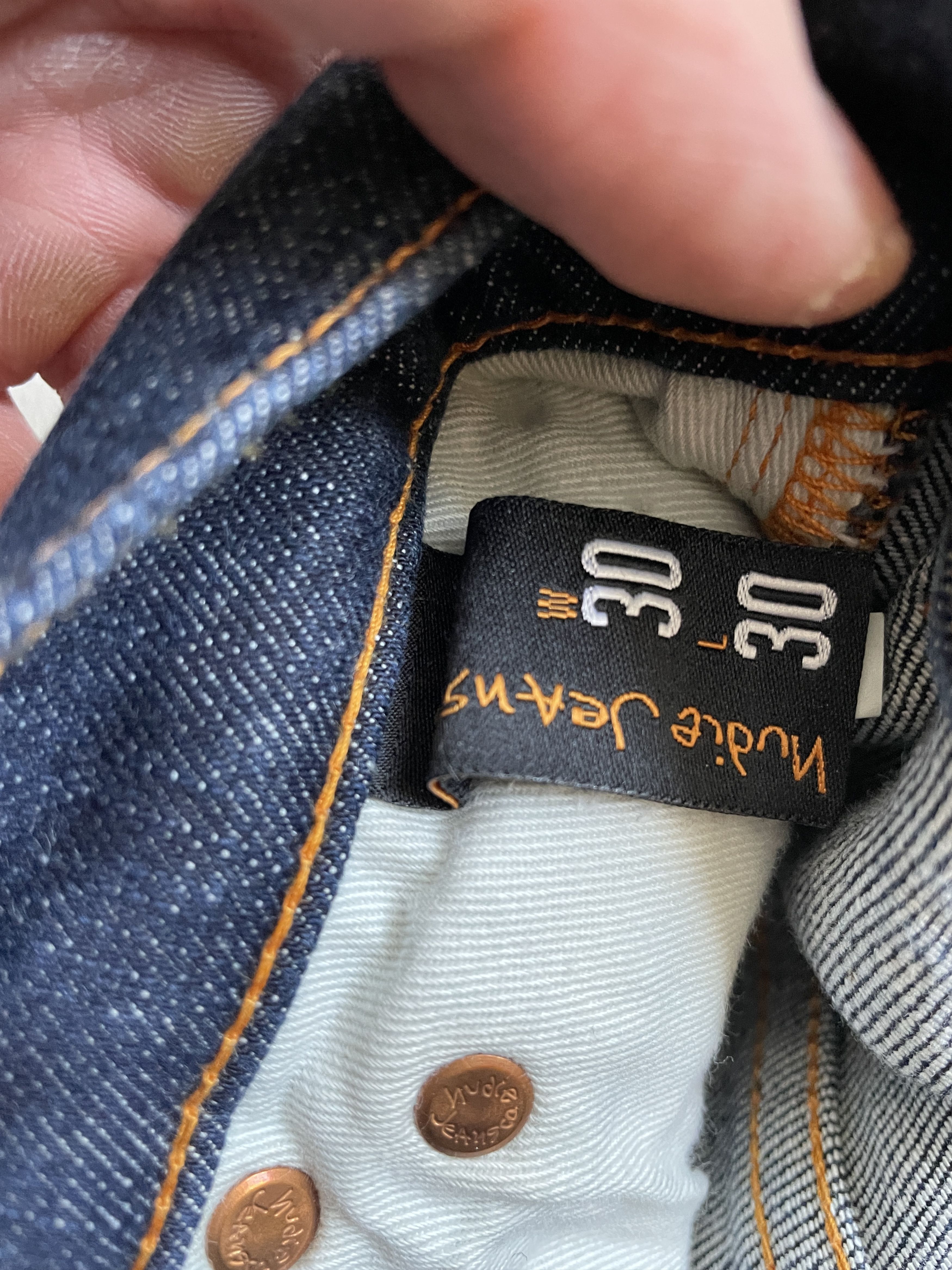 Japanese Brand × Jean × Nudie Jeans NAVY RAW DENIM NUDIE JEANS SLIM SLKINNY DENIM Size US 30 / EU 46 - 6 Thumbnail