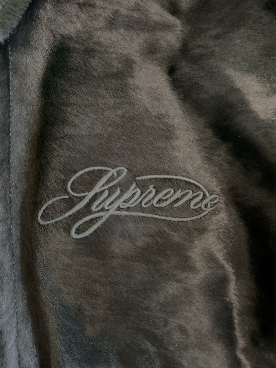 Supreme Supreme 25SS Ponyhair Varsity Jacket Green Size US M / EU 48-50 / 2 - 5 Thumbnail