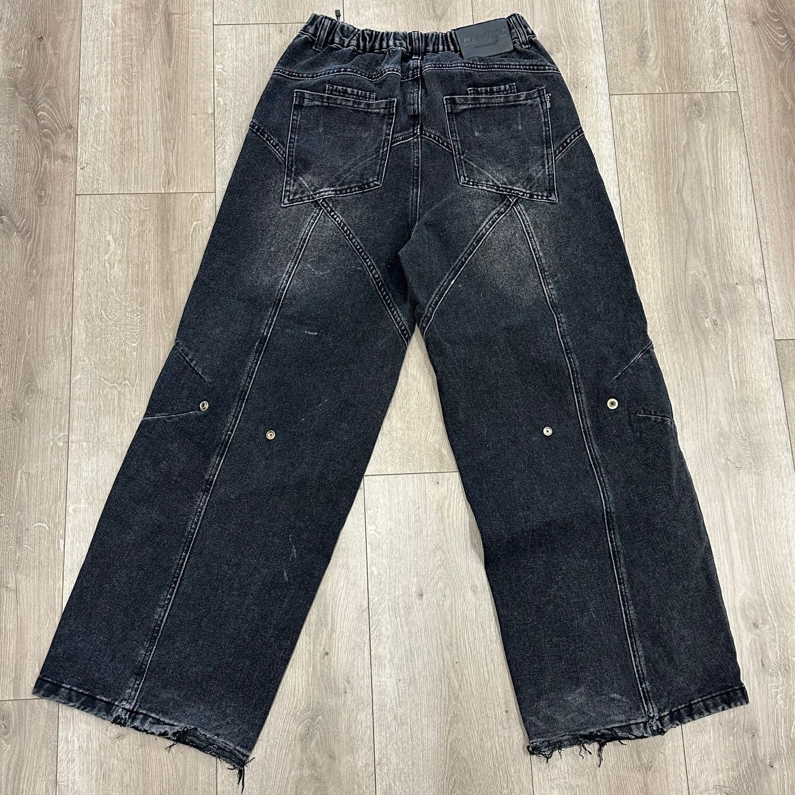 Vintage Y2K baggy denim with metal snaps size XL Real Takai B22 Size US 34 / EU 50 - 5 Thumbnail
