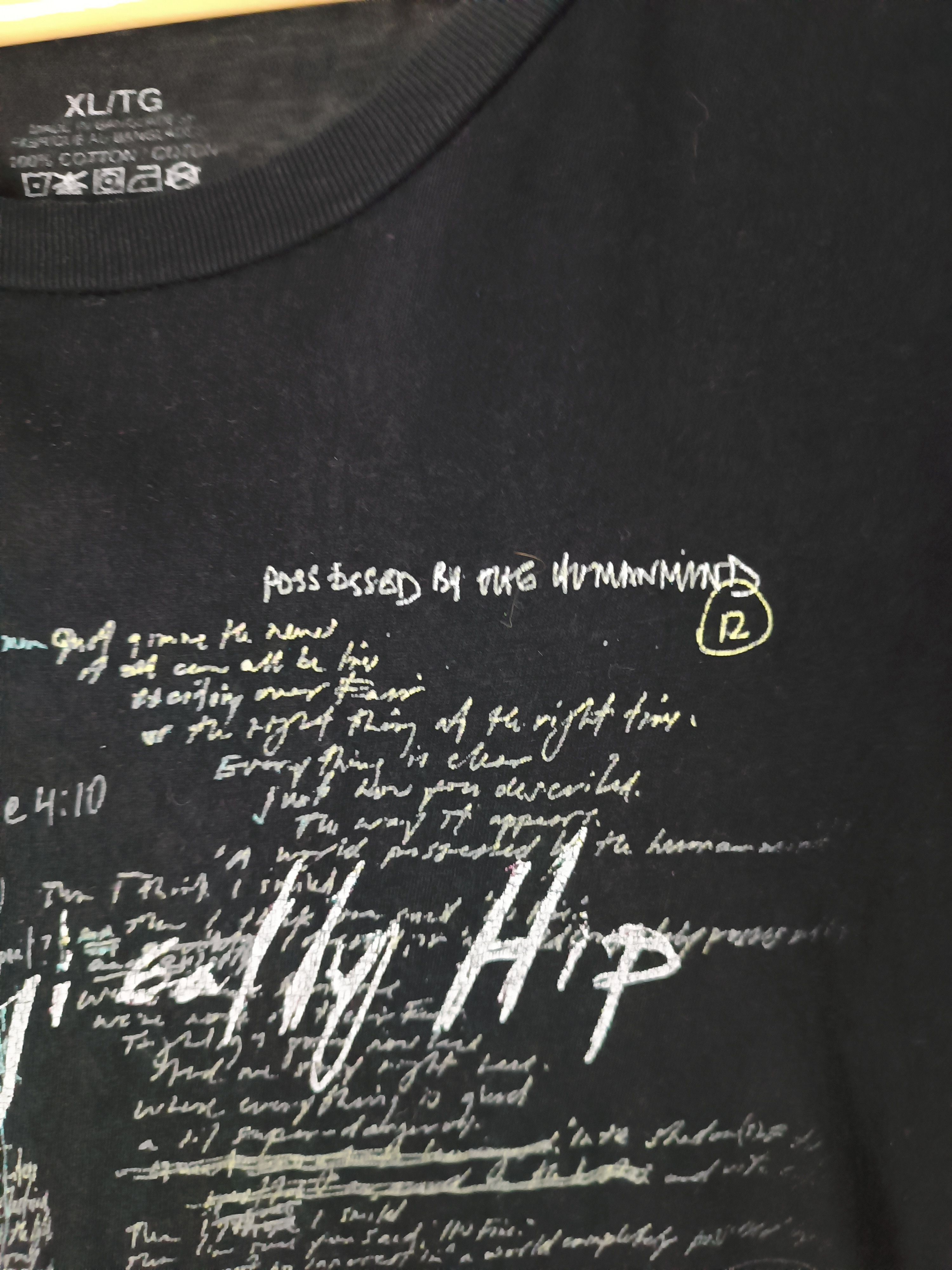 Band Tees VINTAGE THE TRAGICALLY HIP MAN MACHINE POEM TEE VERY RARE Size US XL / EU 56 / 4 - 16 Thumbnail