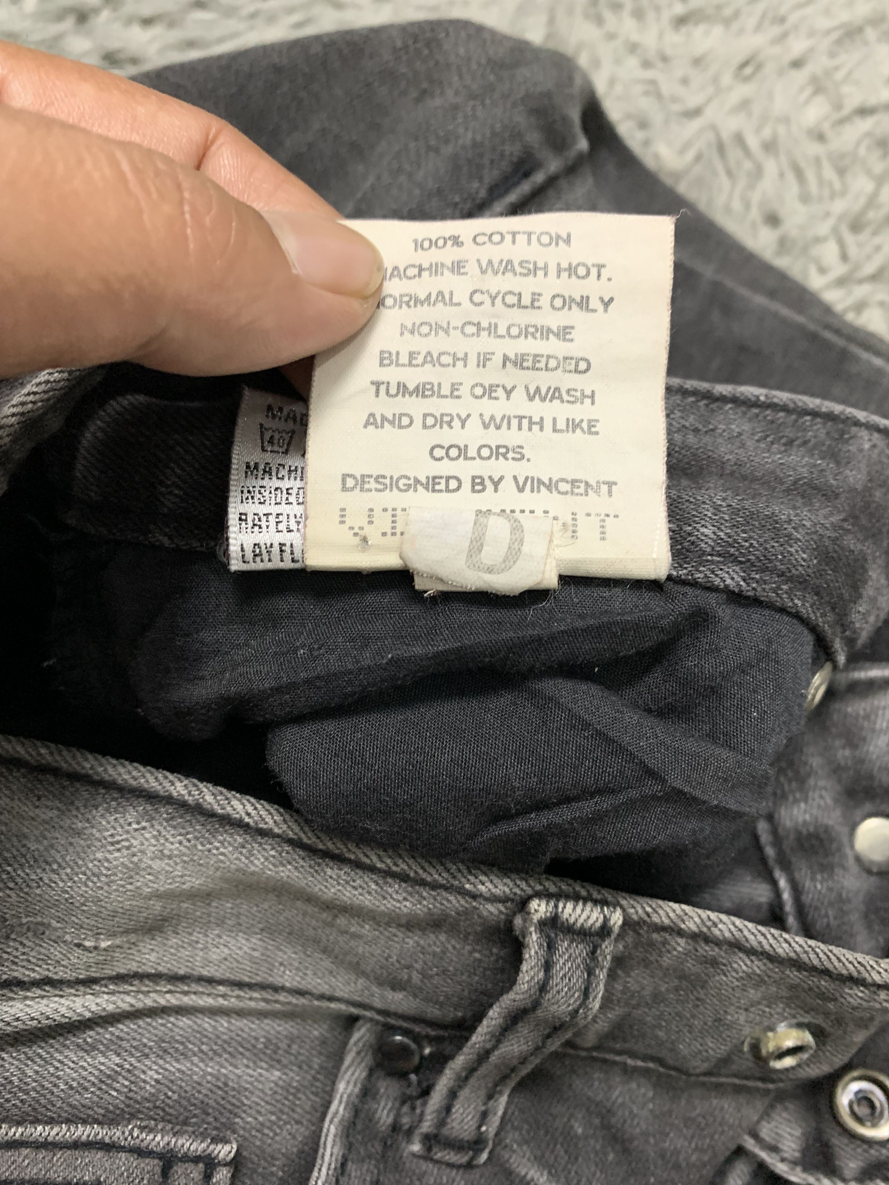 Japanese Brand Time-Worn Essentials Bikers Denim Balmain Style Size US 29 - 5 Thumbnail