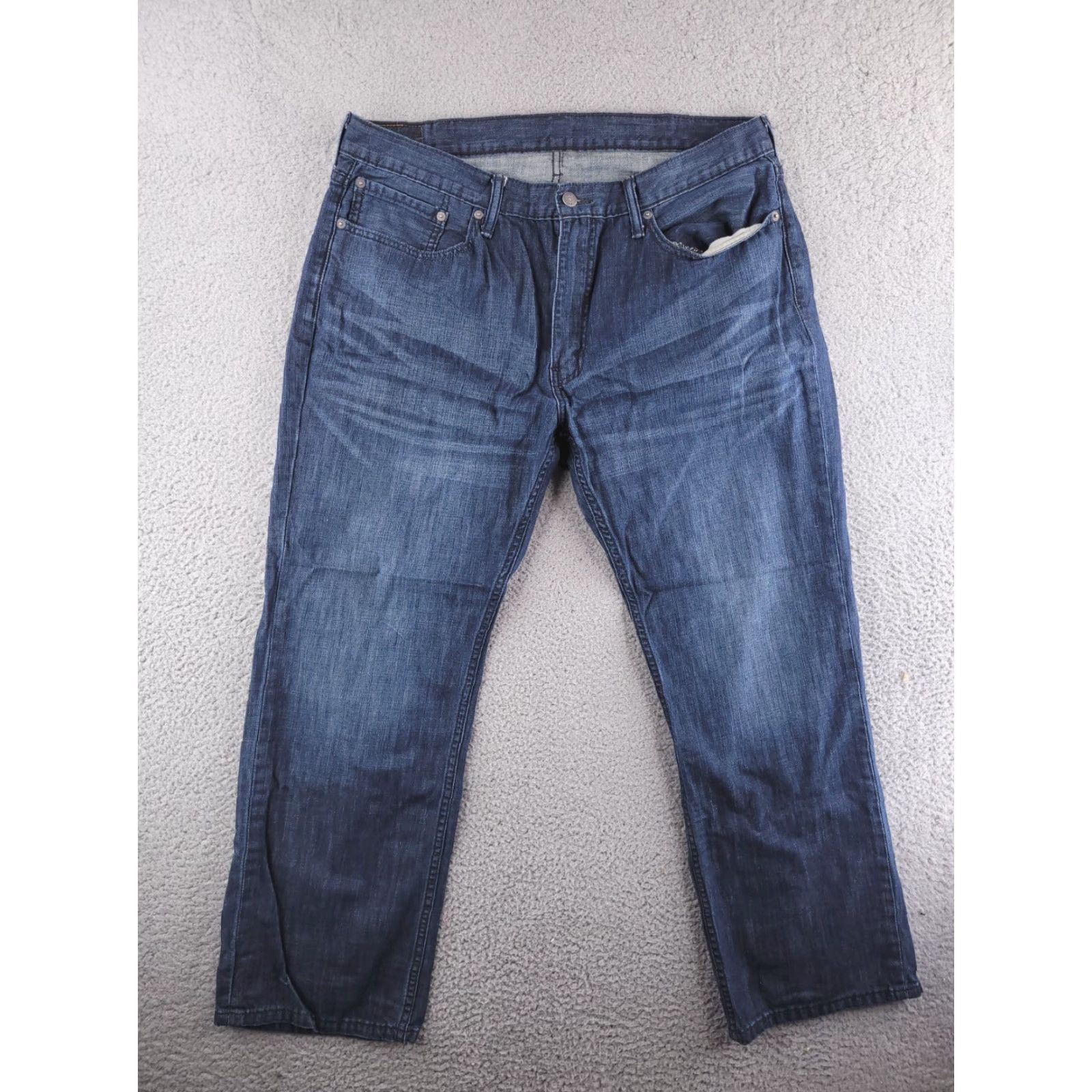 Levi's Levi's 559 Jeans Mens 38x29 Relaxed Fit Blue Denim Pants Size US 38 / EU 54 - 4 Thumbnail