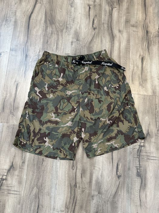 Kapital Kapital Camo Easy Shorts Grailed