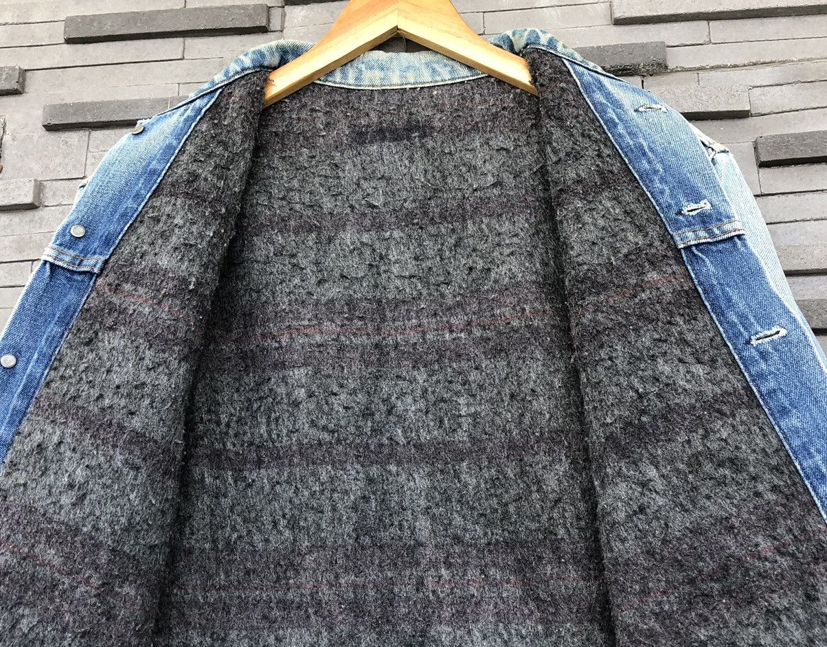Levi's Vintage Clothing Vintage 70s Levis Blanket Thrashed Faded Trucker Jacket Size US M / EU 48-50 / 2 - 7 Thumbnail