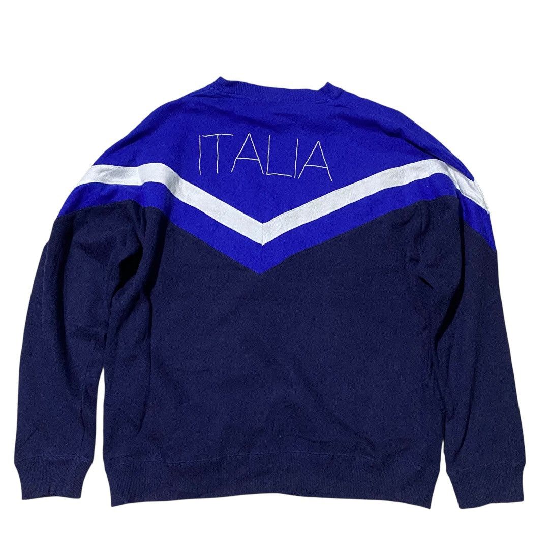 Fila Fila italia center logo color block crewneck Size US L / EU 52-54 / 3 - 2 Thumbnail