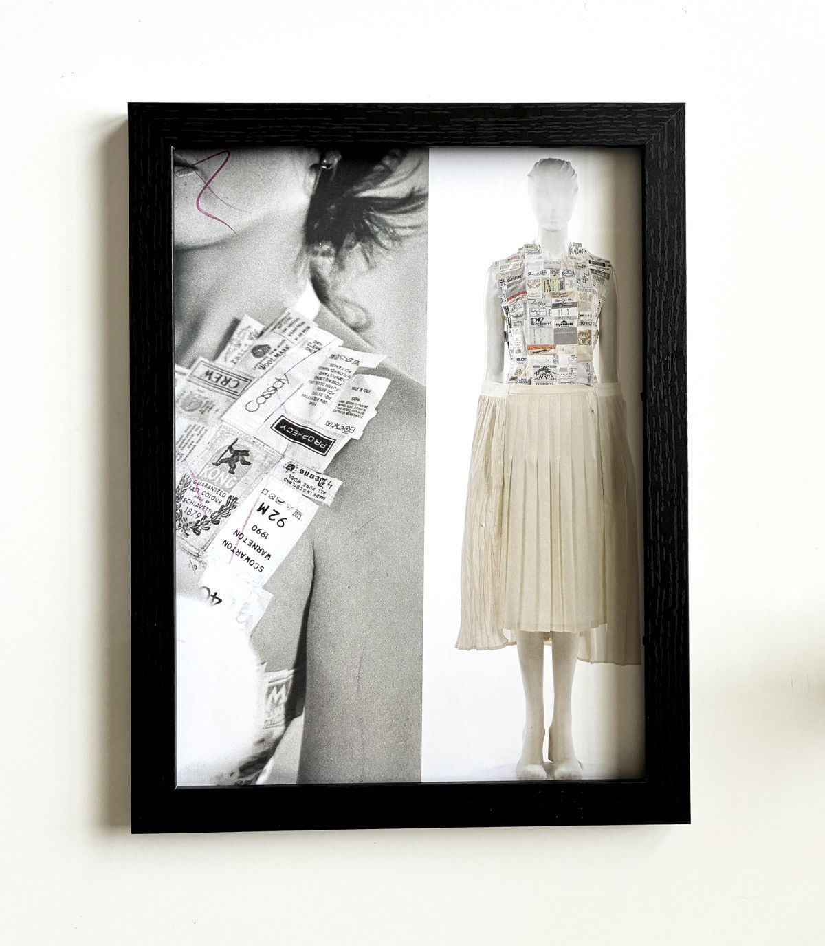 Maison Margiela Maison Margiela Archive Fashion photo framed 9x12 Size ONE SIZE - 1 Thumbnail