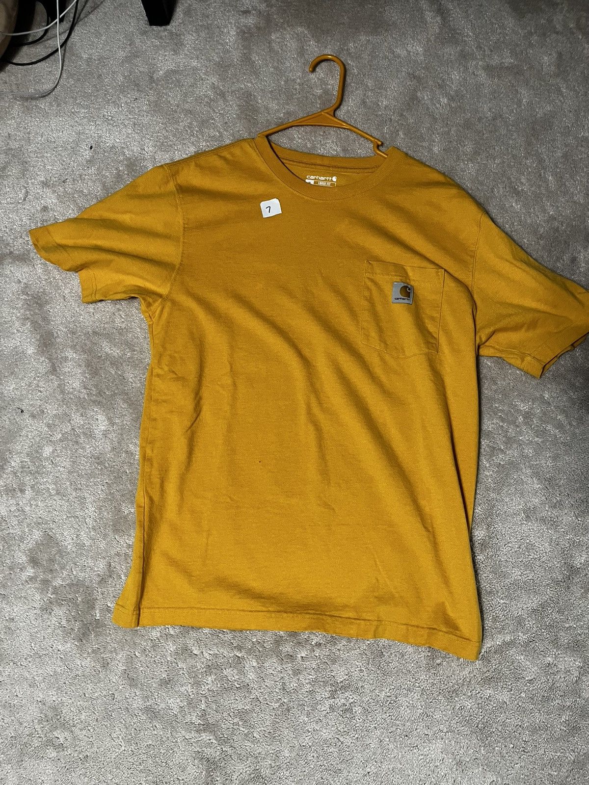Carhartt Yellow carhartt pocket tee Size US L / EU 52-54 / 3 - 1 Thumbnail