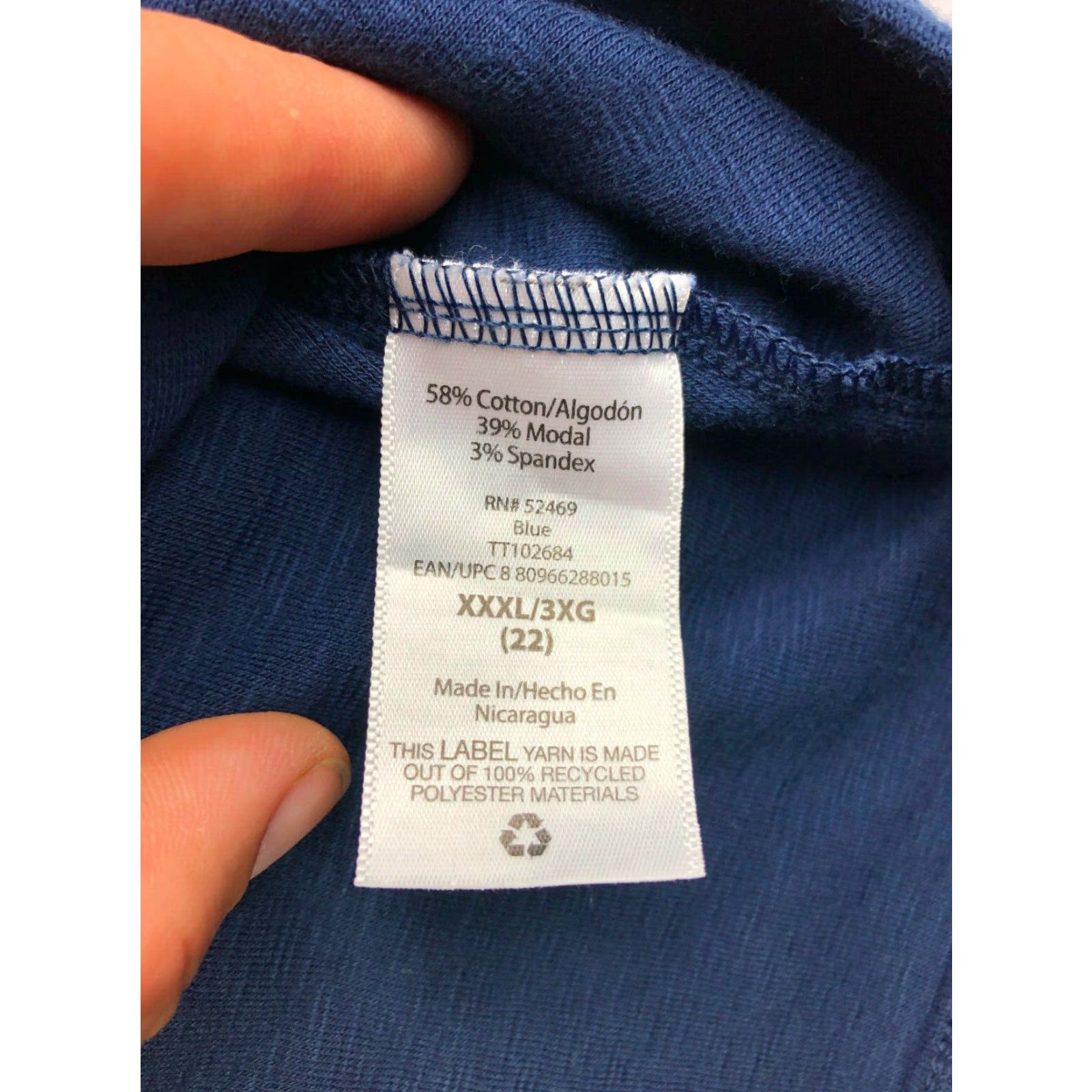 Vintage Time and TRU Womens Blue T Shirt Raglan Sleeve Day Drinking XXXL Size XXL / US 16-18 / IT 52-54 - 6 Thumbnail