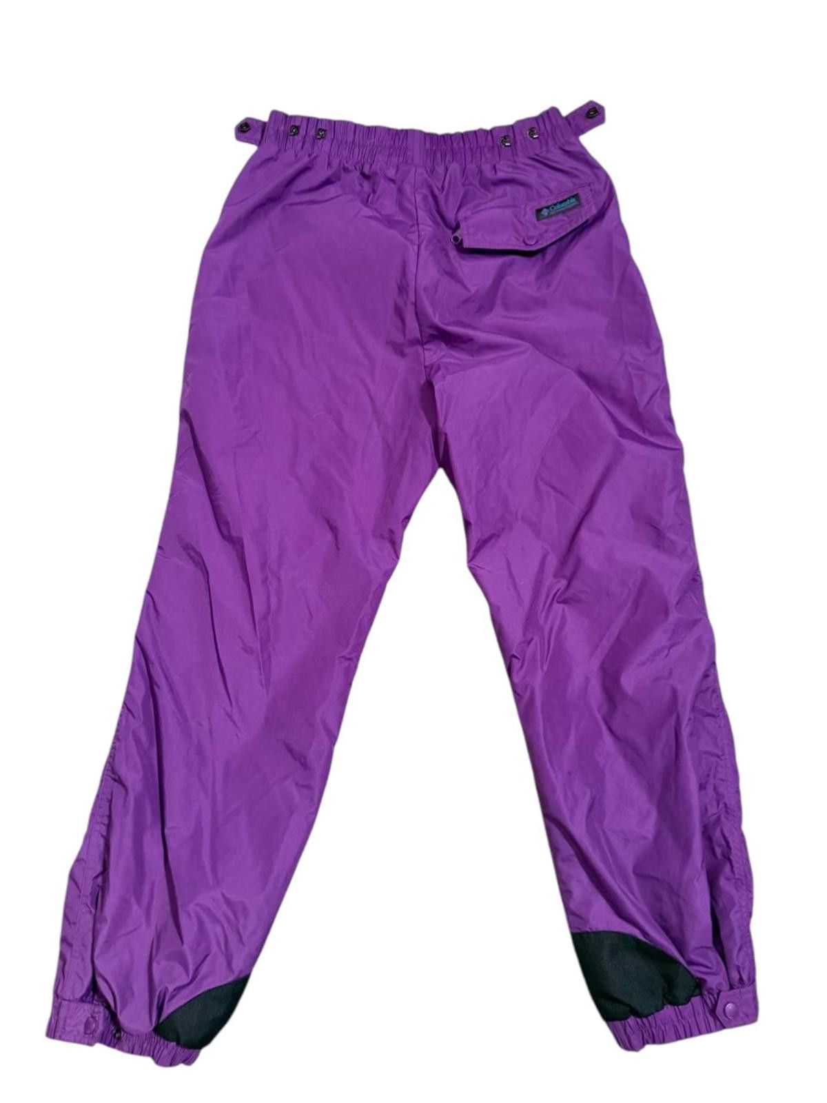 Columbia Vintage Columbia Purple Nylon Snow Pants – Women’s Medium Size 32" / US 10 / IT 46 - 2 Thumbnail