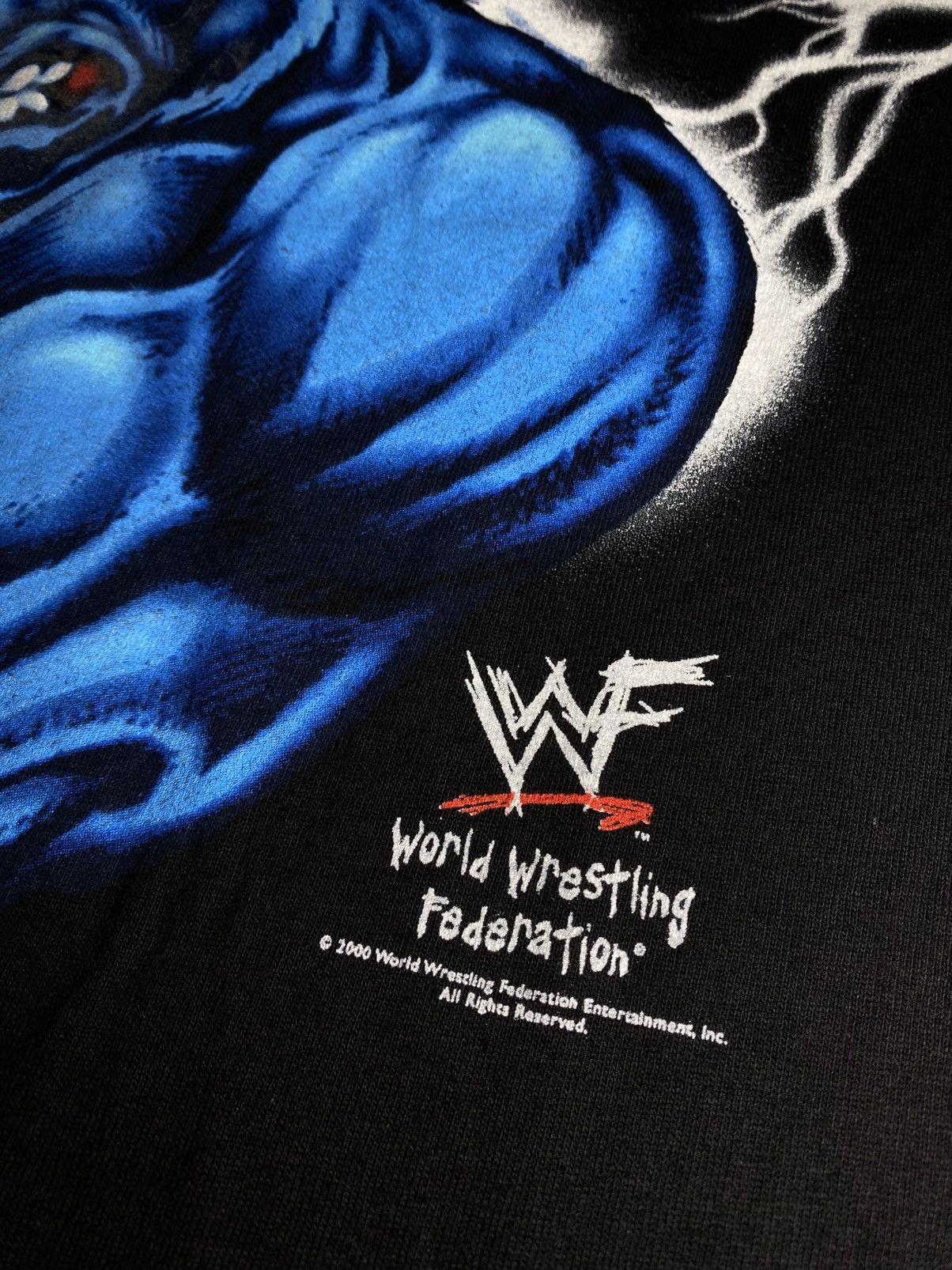 Band Tees × Vintage × WWE Vintage 00’s 2000 WWF The Rock Dwayne Johnson men’s T-shirt Size US XL / EU 56 / 4 - 6 Thumbnail