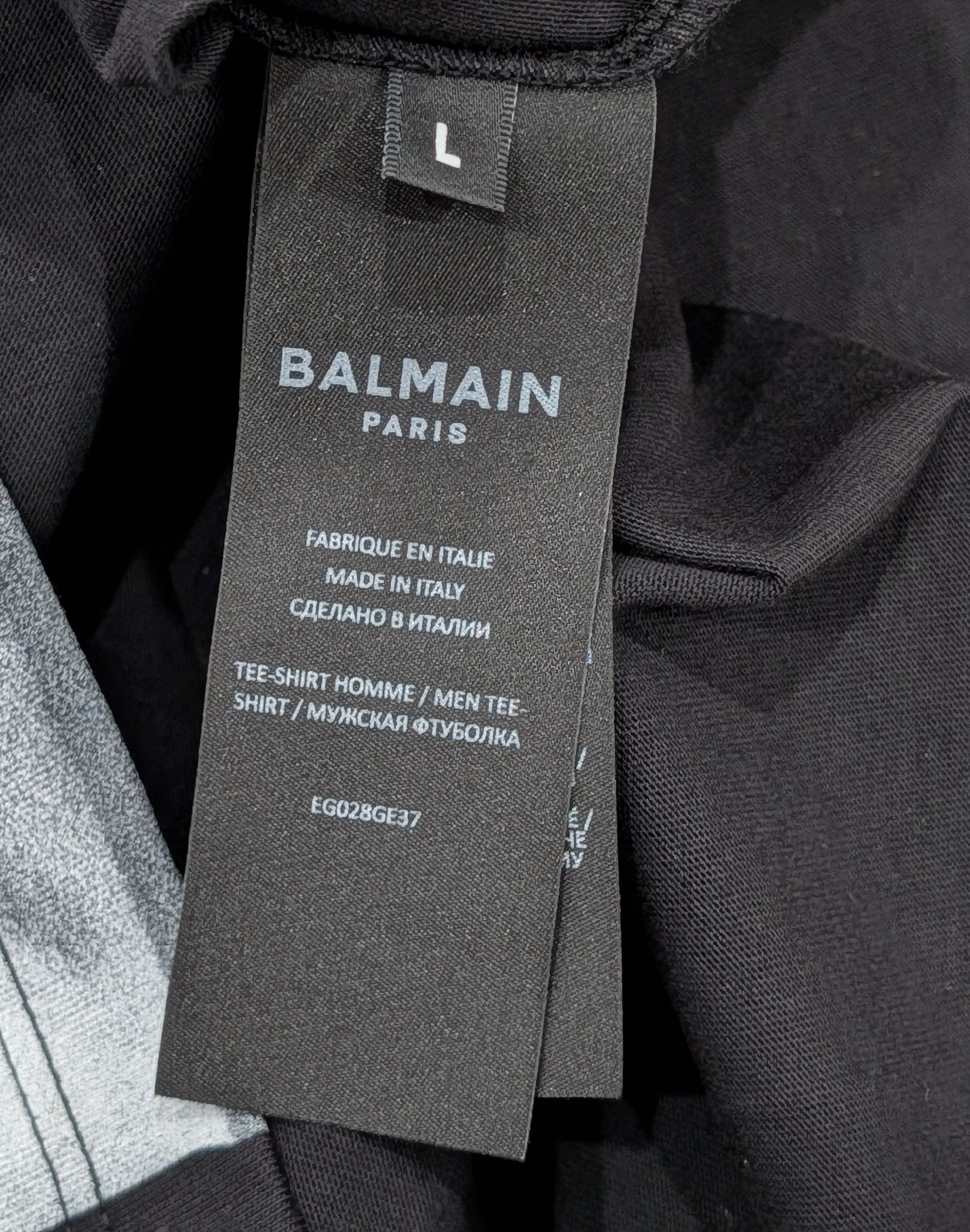 Balmain BALMAIN Tank Top Trompe L'oeil Crewneck T-Shirt Black Large Size US L / EU 52-54 / 3 - 4 Thumbnail