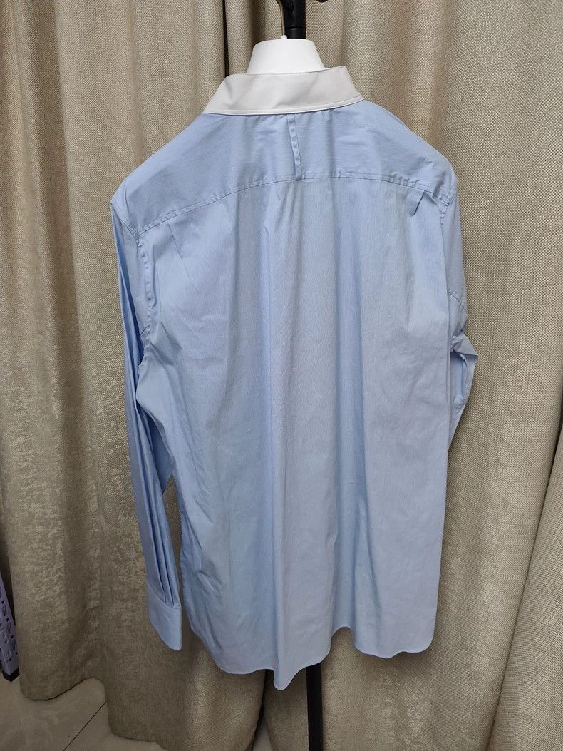 Loewe Loewe Blue and white stitching shirt Size S / US 4 / IT 40 - 2 Thumbnail