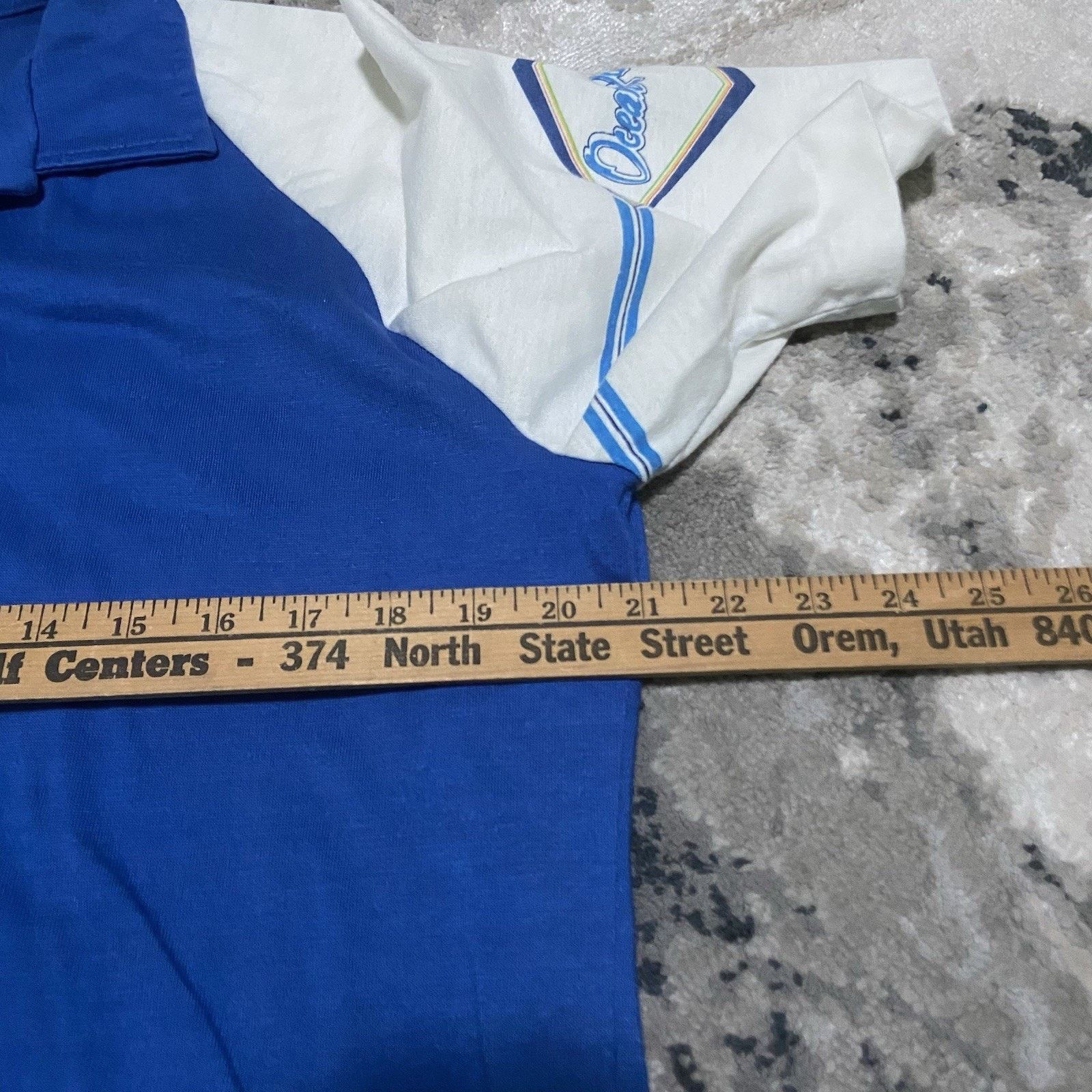 & Other Stories Ocean Pacific OP RARE VTG 70 80's Logo BLUE Polo SZ M Size US M / EU 48-50 / 2 - 7 Thumbnail