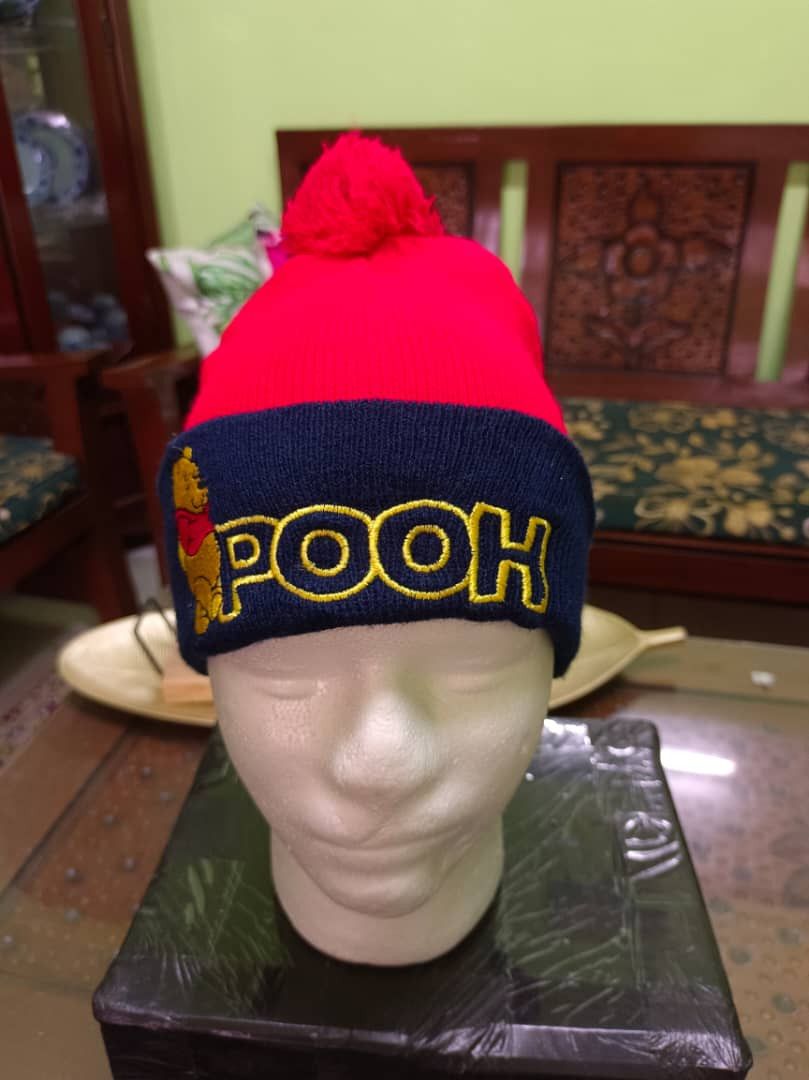 Cartoon Network × Disney Lot of 2 Pooh Embroidered Logo by Disney Beanie Hat Snowcap Size ONE SIZE - 1 Thumbnail