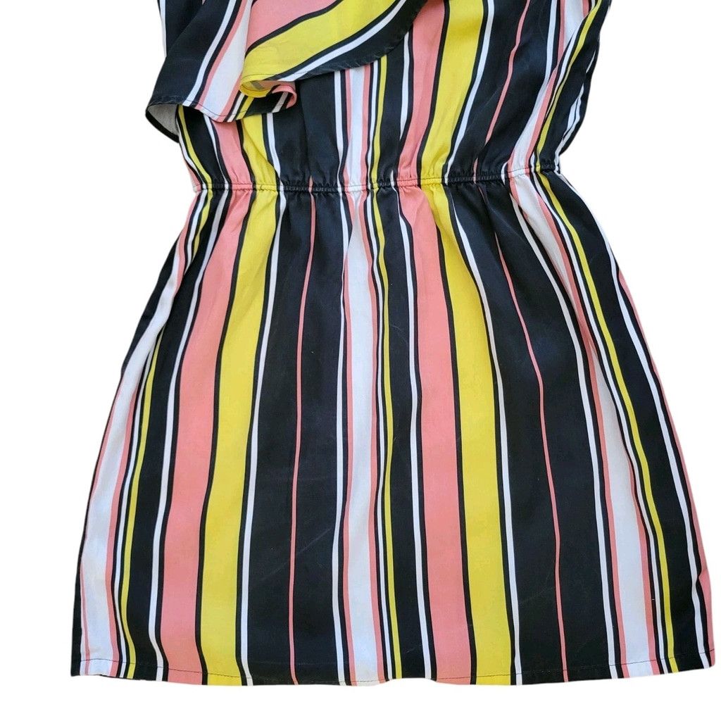 Guess Guess Women's One Sleeve Multi-Color Stripes Knee Length Size L / US 10 / IT 46 - 5 Thumbnail