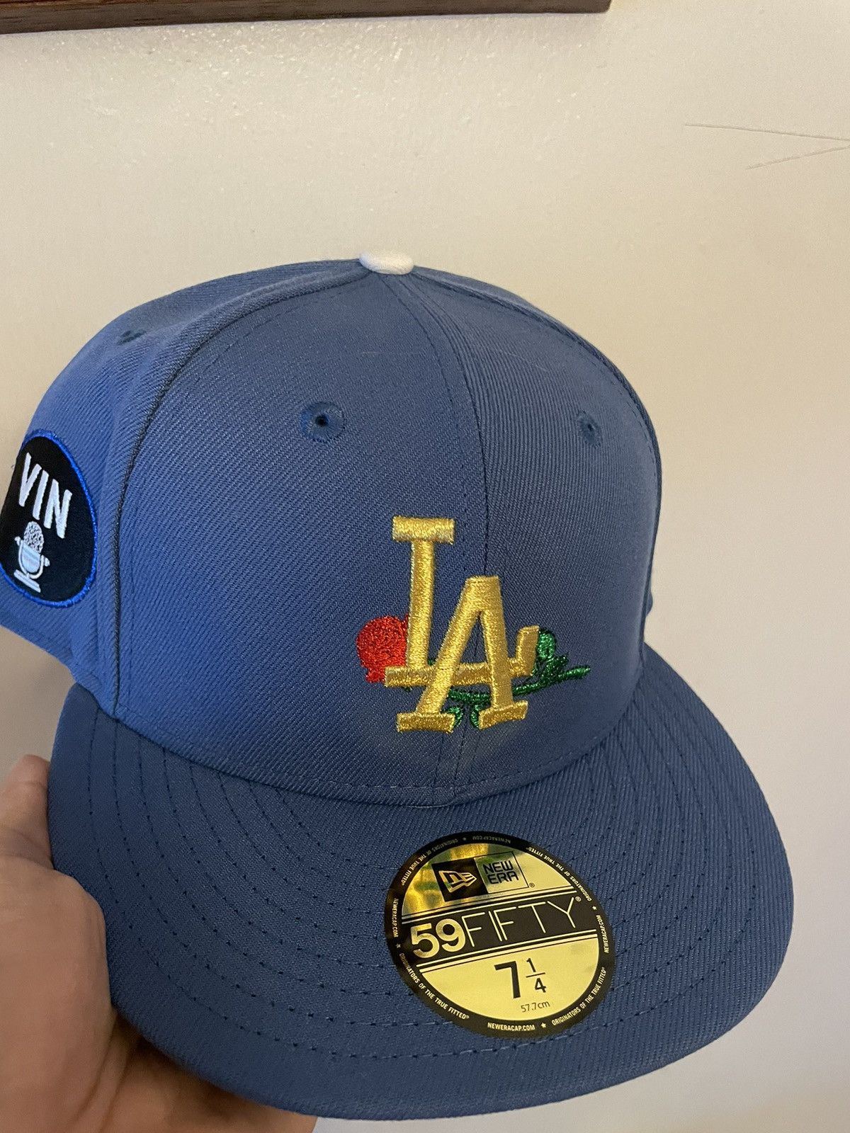 New Era Myfitteds Los Angeles dodgers vin scully patch size 7 1/4 Size ONE SIZE - 1 Thumbnail