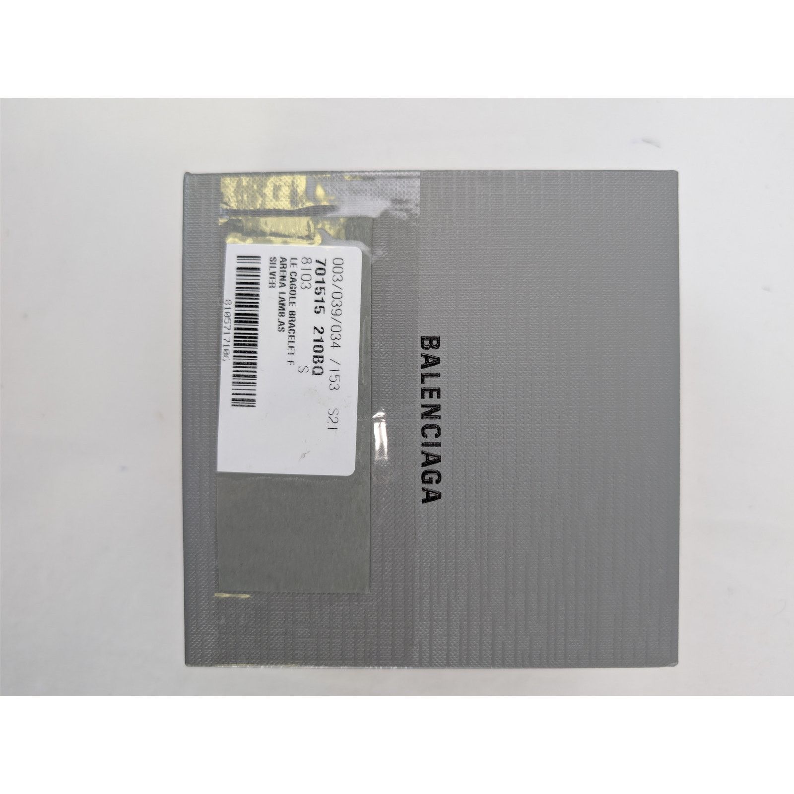 Balenciaga o1rshd1 Q:2 / Size: S / Le Cagole Bracelet in Silver Size ONE SIZE - 17 Thumbnail