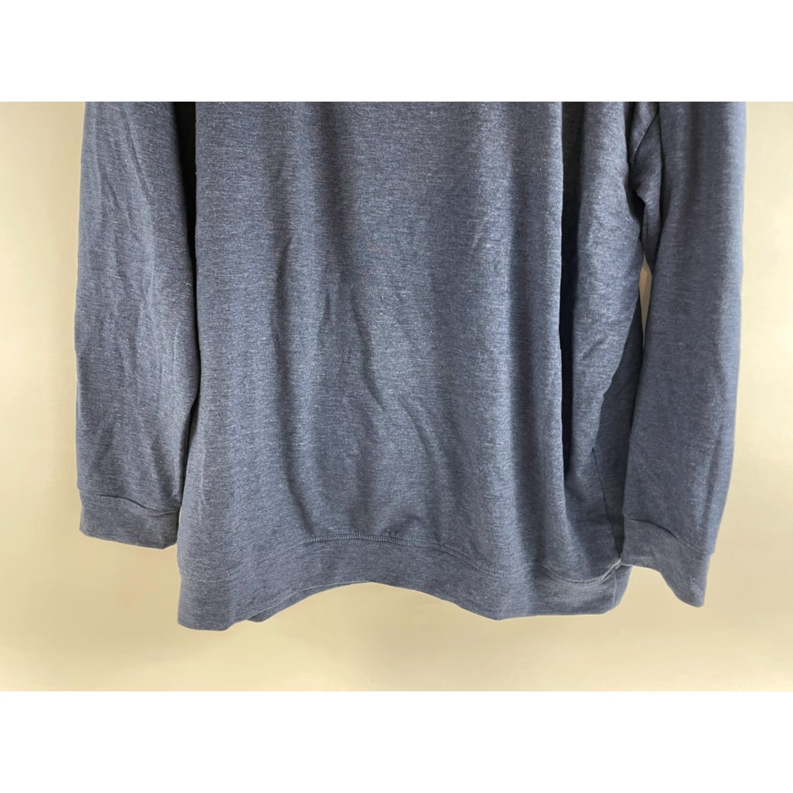Vintage Tuff Athletics Sweater Women's L Blue Heather Crew Neck Pullover Long Slv Size L / US 10 / IT 46 - 5 Thumbnail