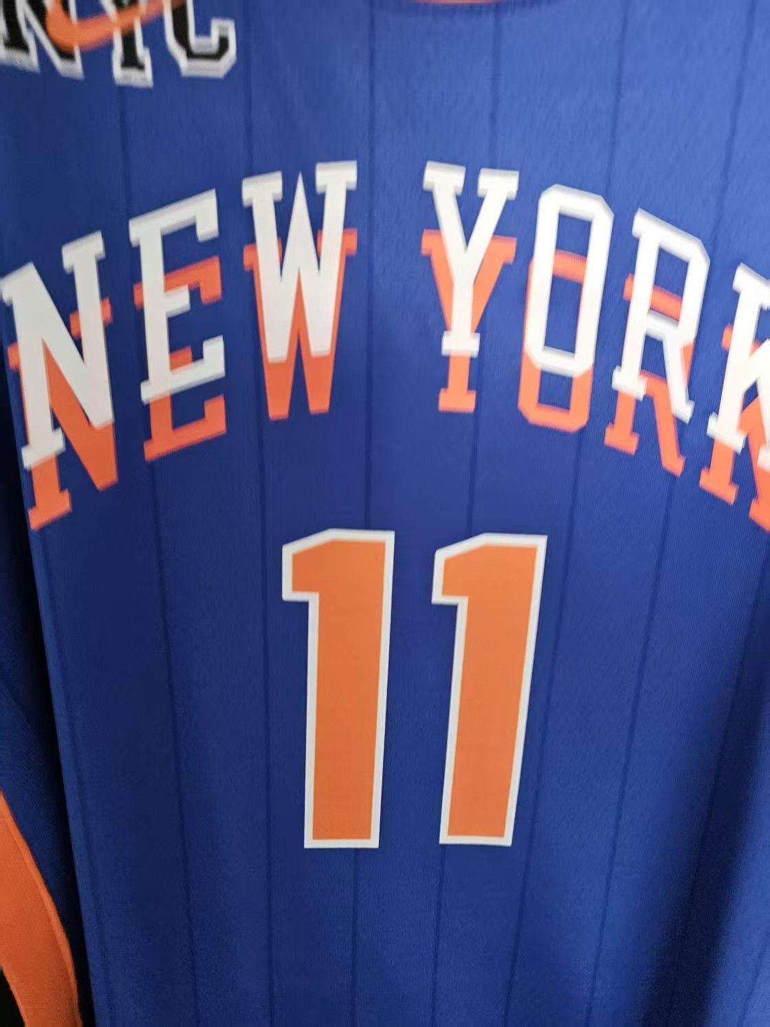 NBA Knicks #11 Jalen Brunson Jersey Blue XL Size US XL / EU 56 / 4 - 4 Thumbnail