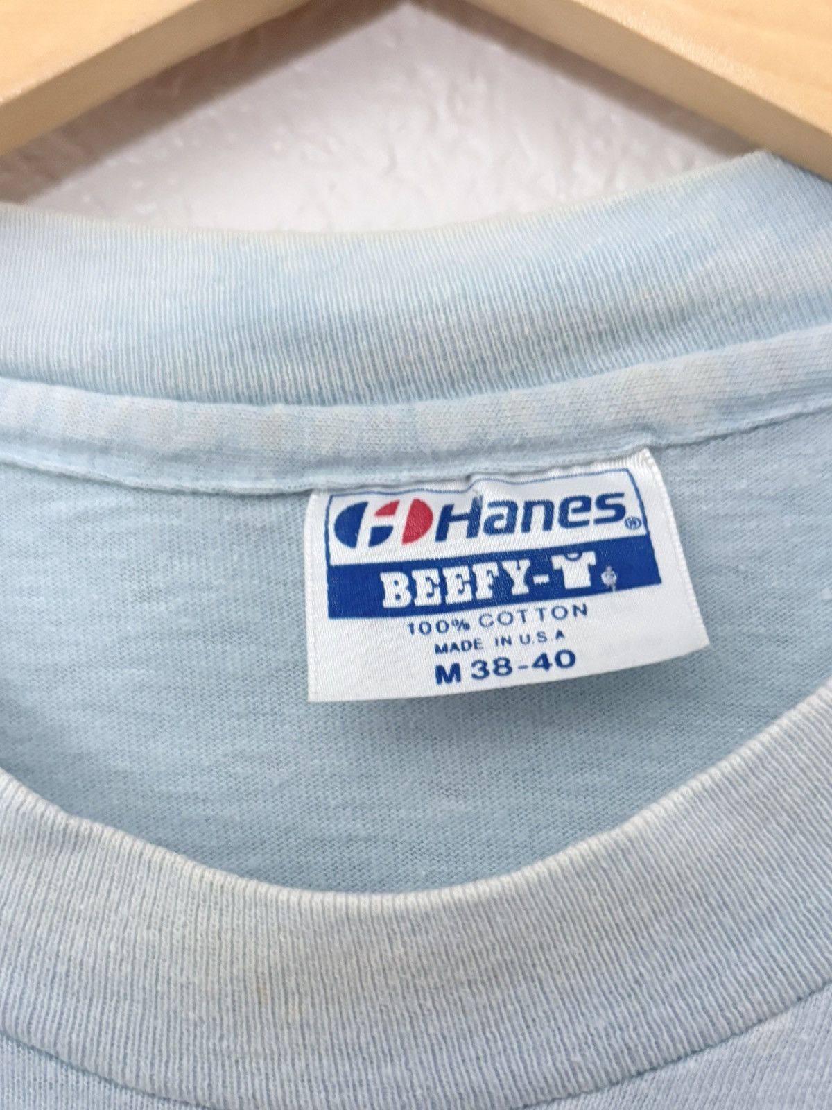 Vintage 90’s UCLA Vintage Faded Blue Tee Shirt Size US M / EU 48-50 / 2 - 4 Thumbnail